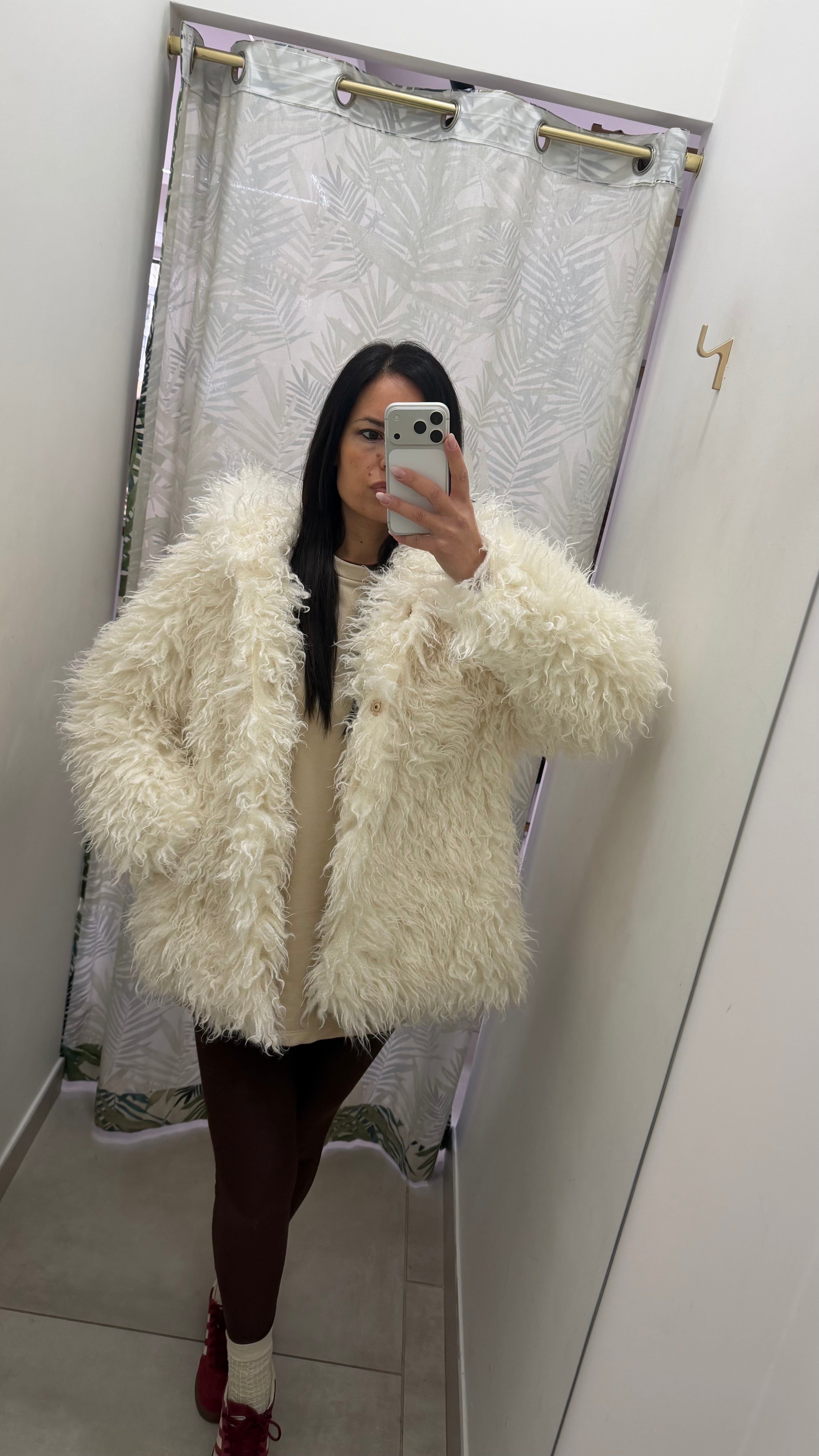 Ecofur teddy cappuccio