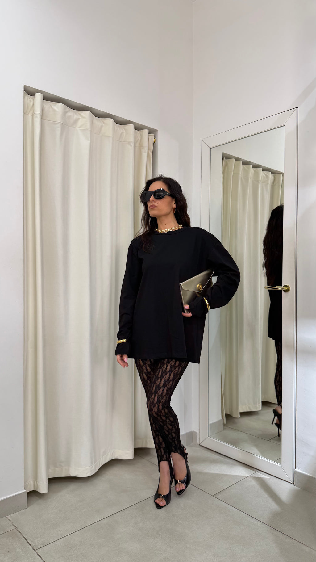 Leggins pizzo