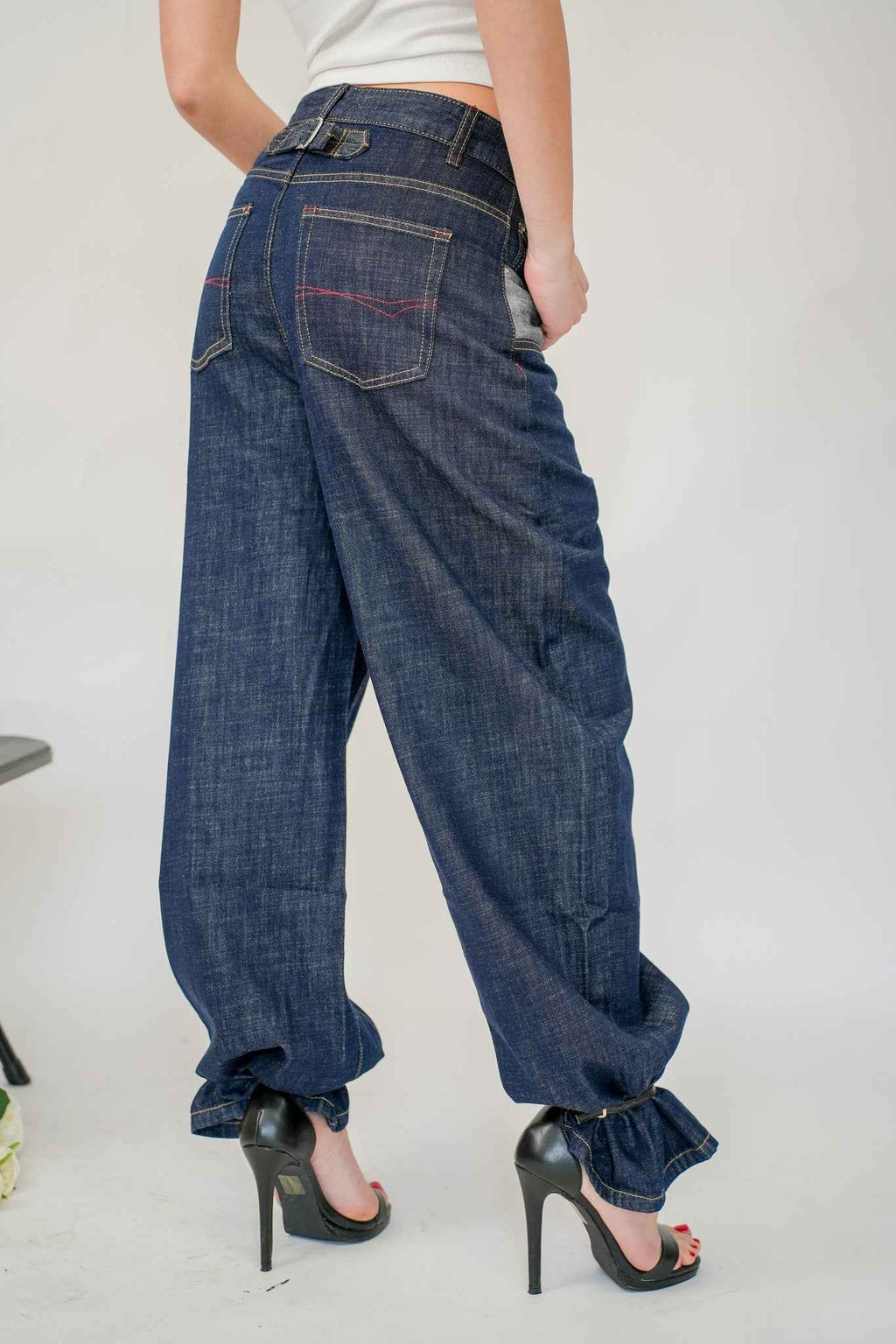 Denim buttons