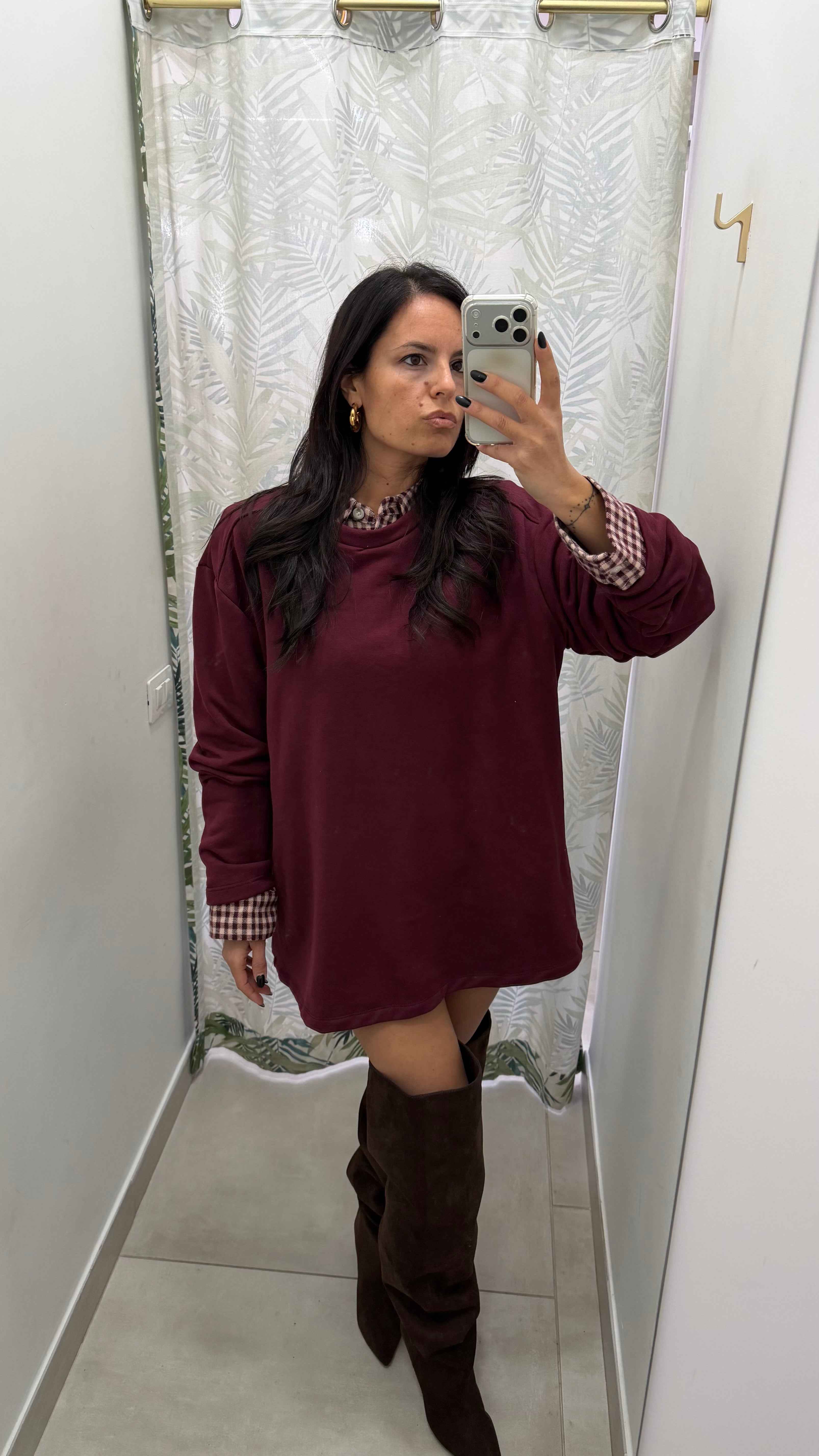 Felpone justwest con spallina