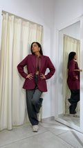 Giacca basic oversize