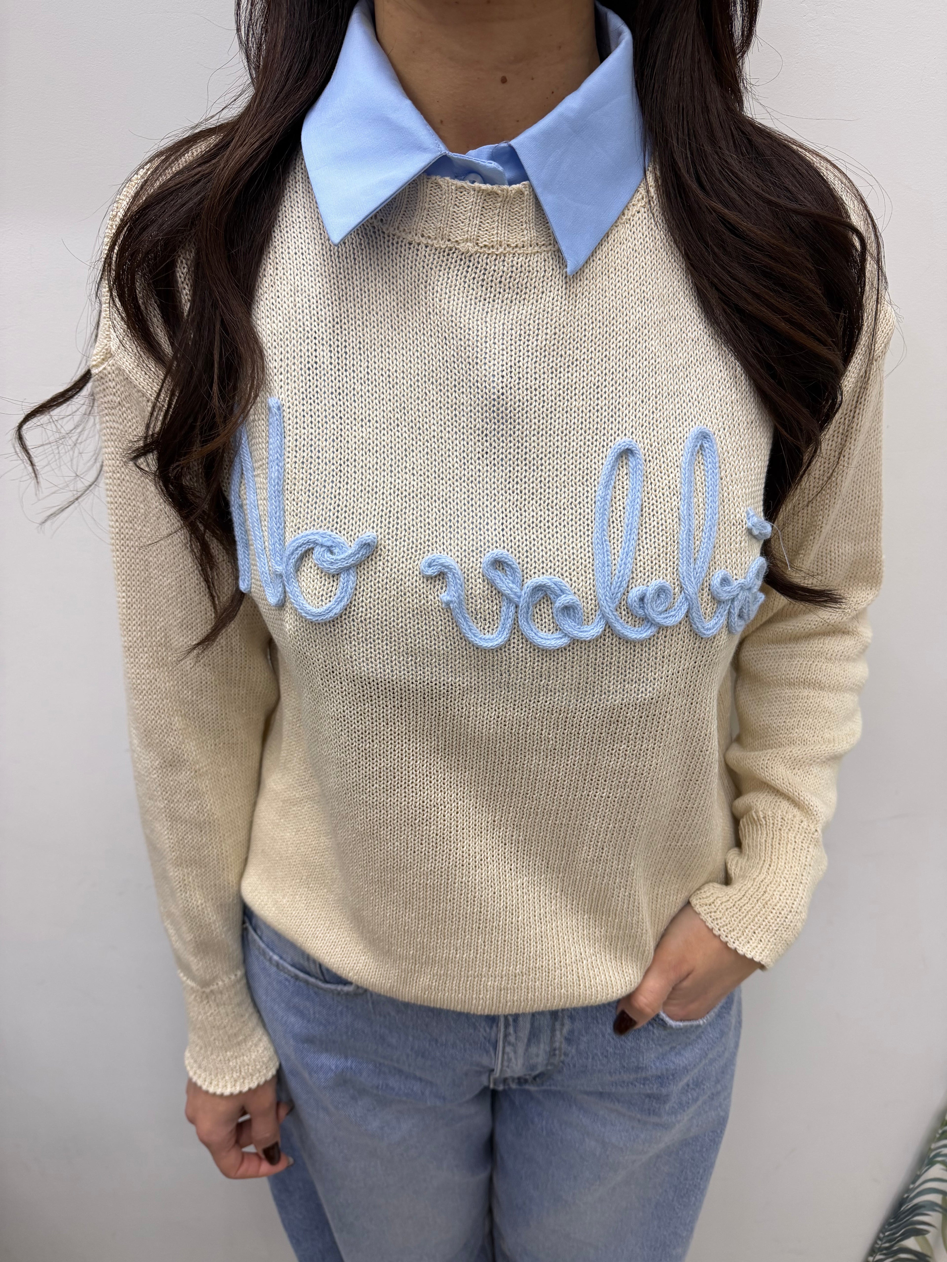 Maglioncino filo iconic