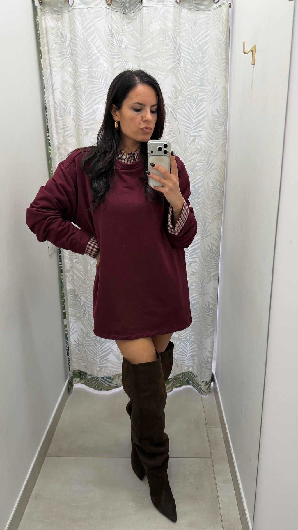 Felpone justwest con spallina