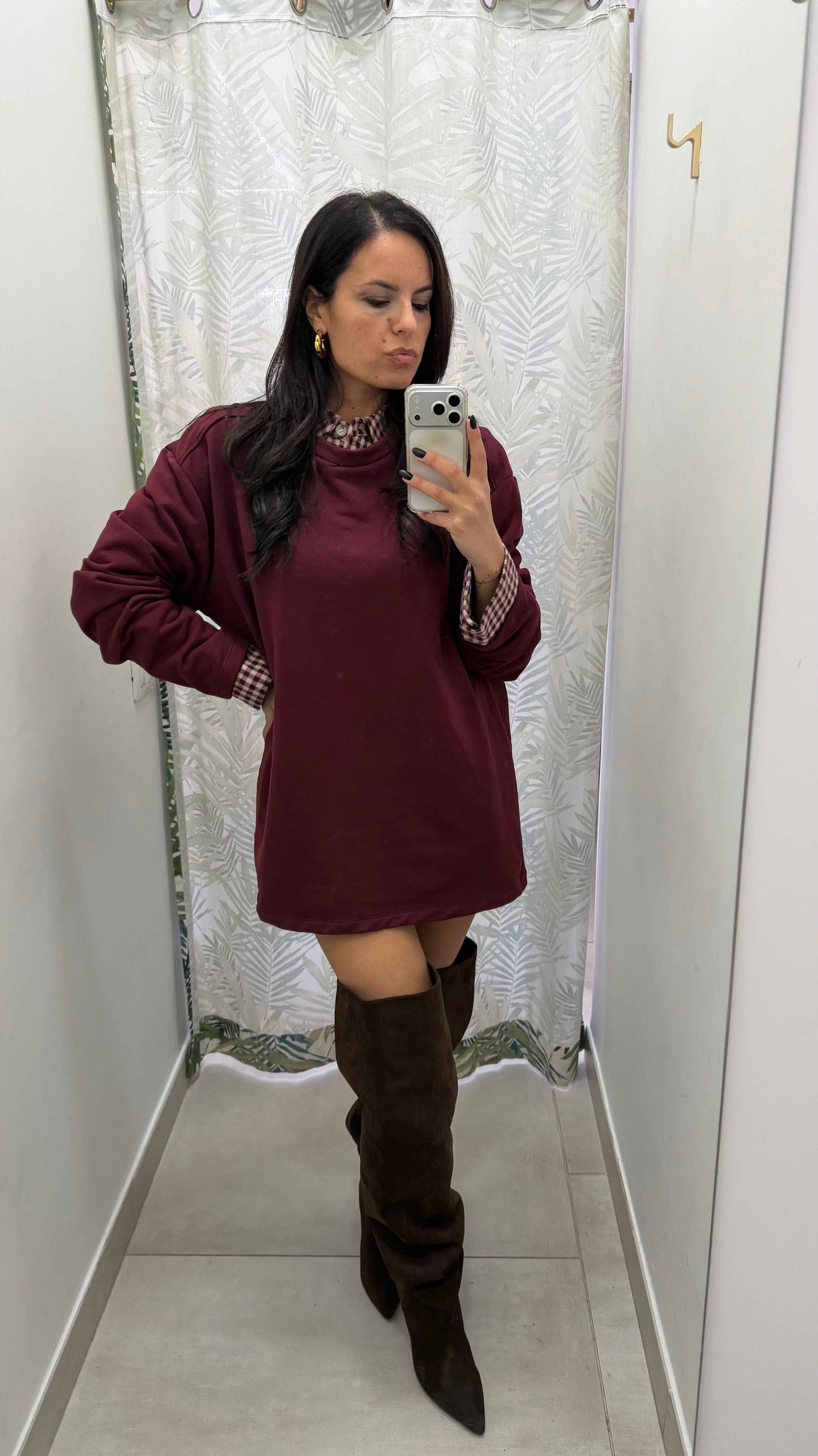 Felpone justwest con spallina