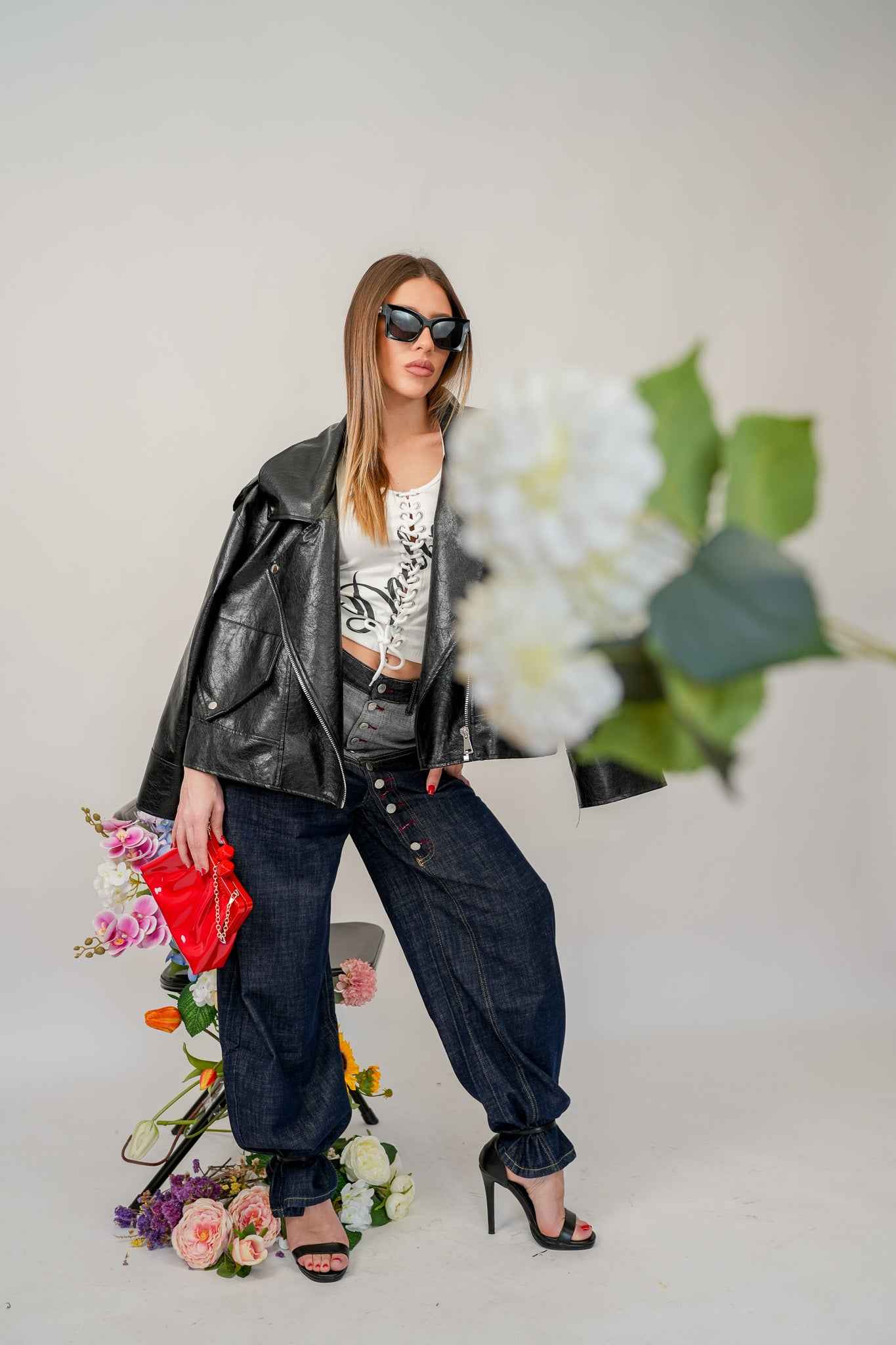Denim buttons