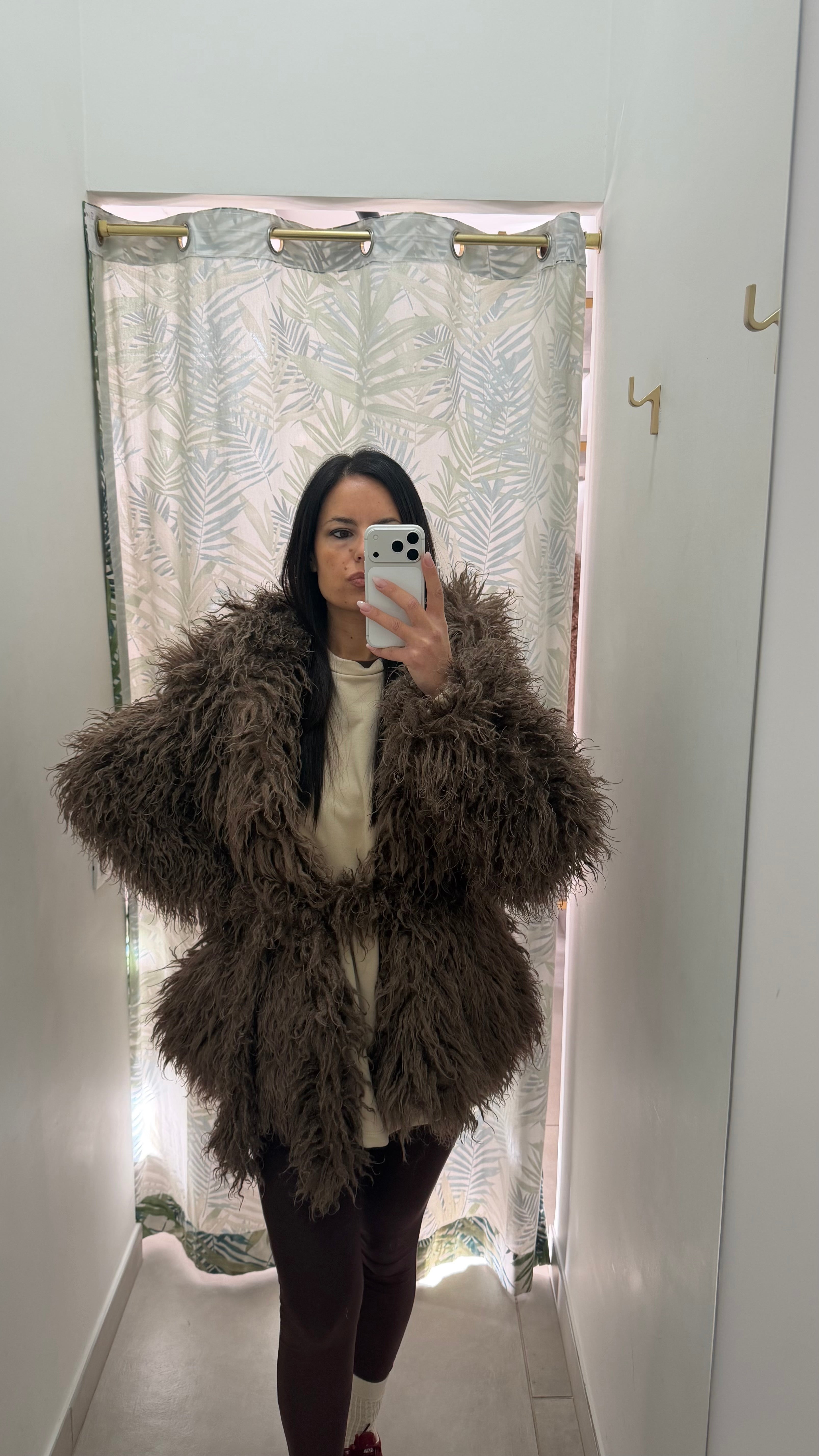 Ecofur teddy cappuccio