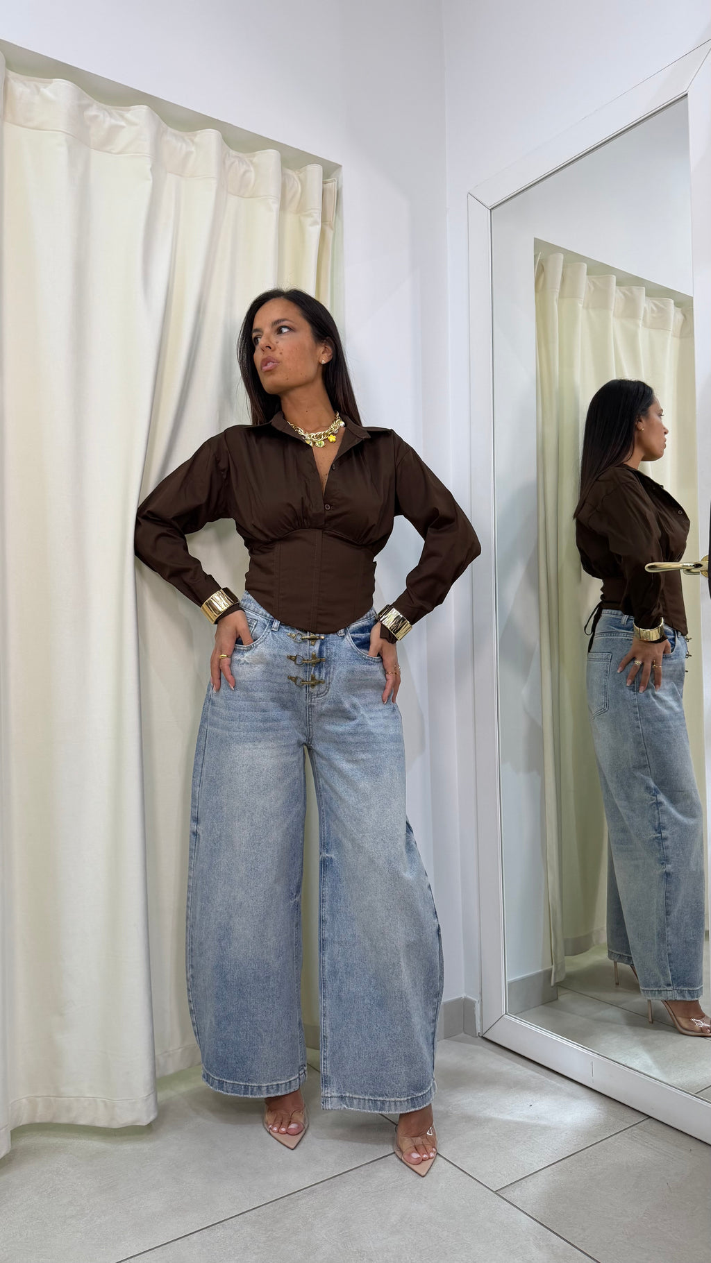 Denim Padlock