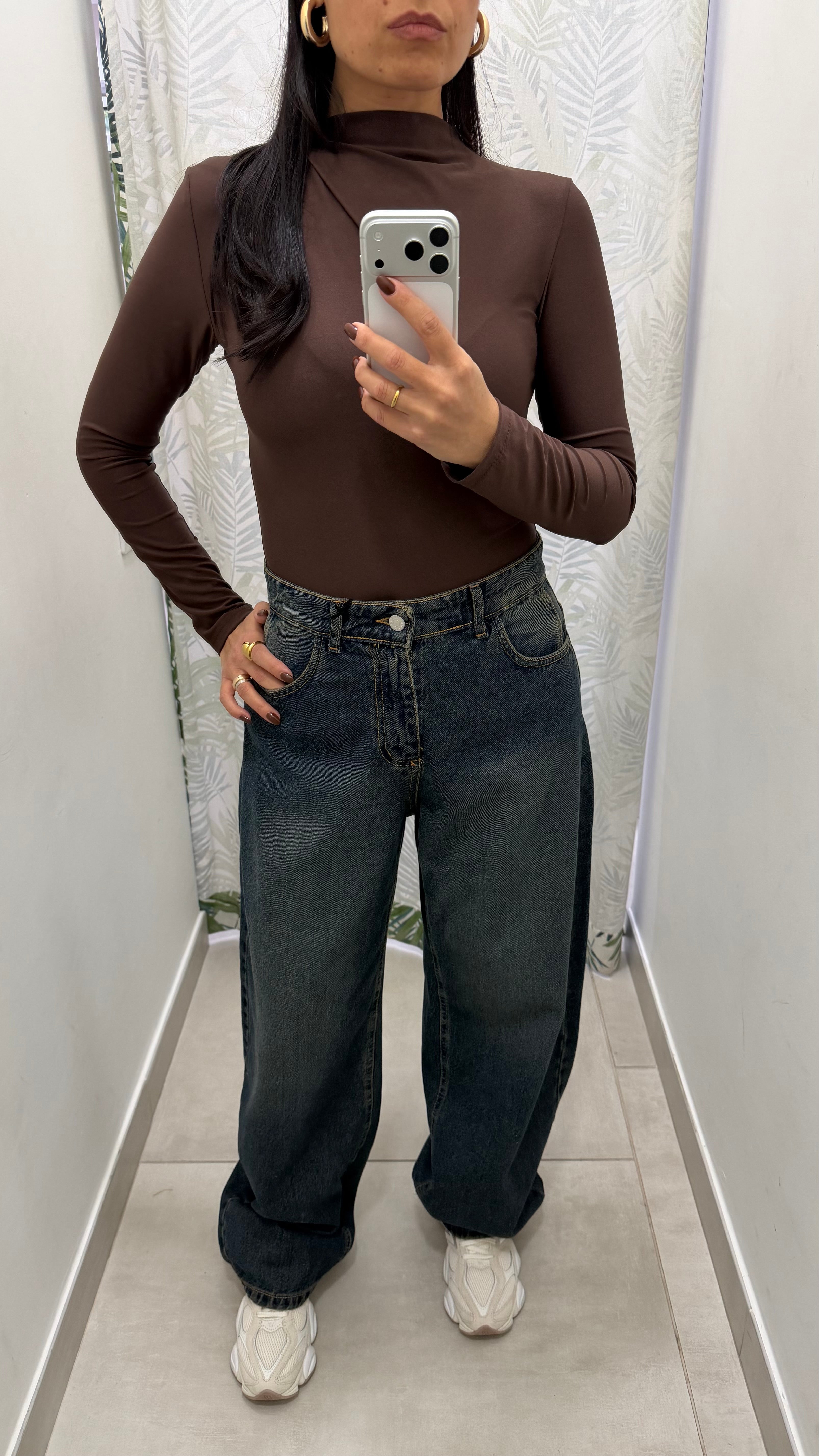 denim ballon doppia tasca sabbiato - Absolute Shop