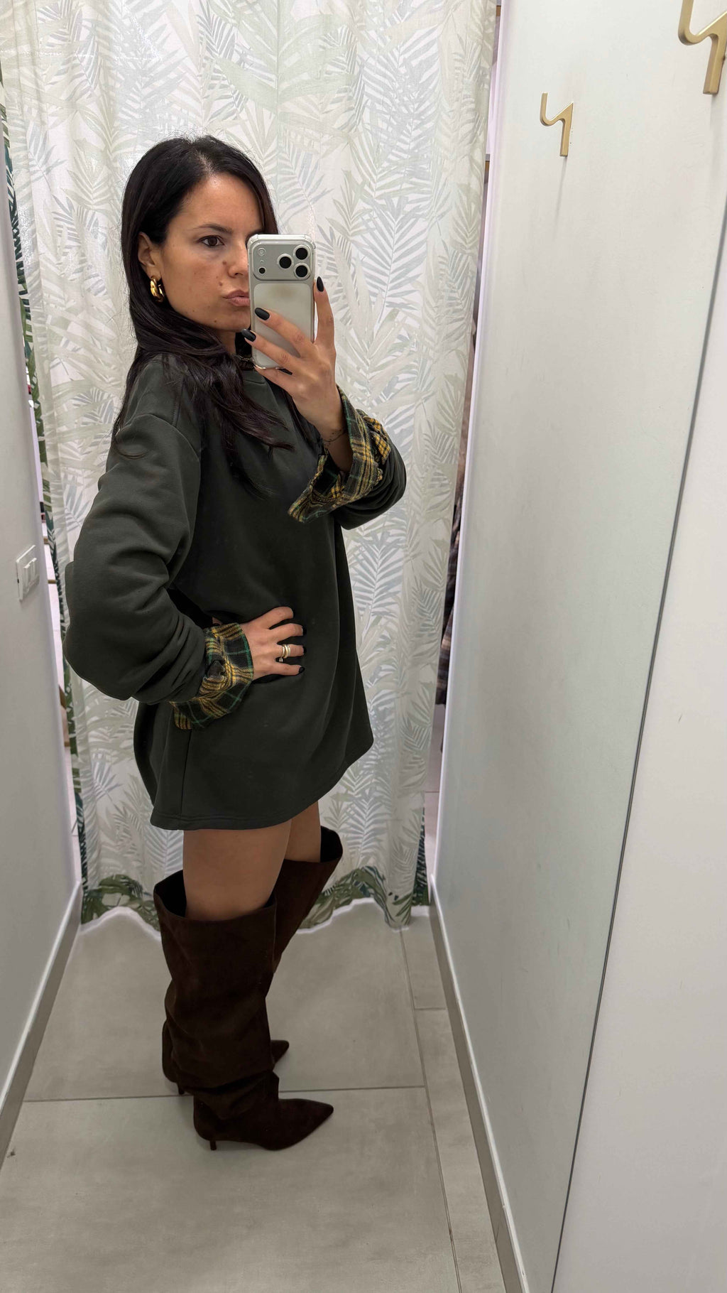 Felpone justwest con spallina