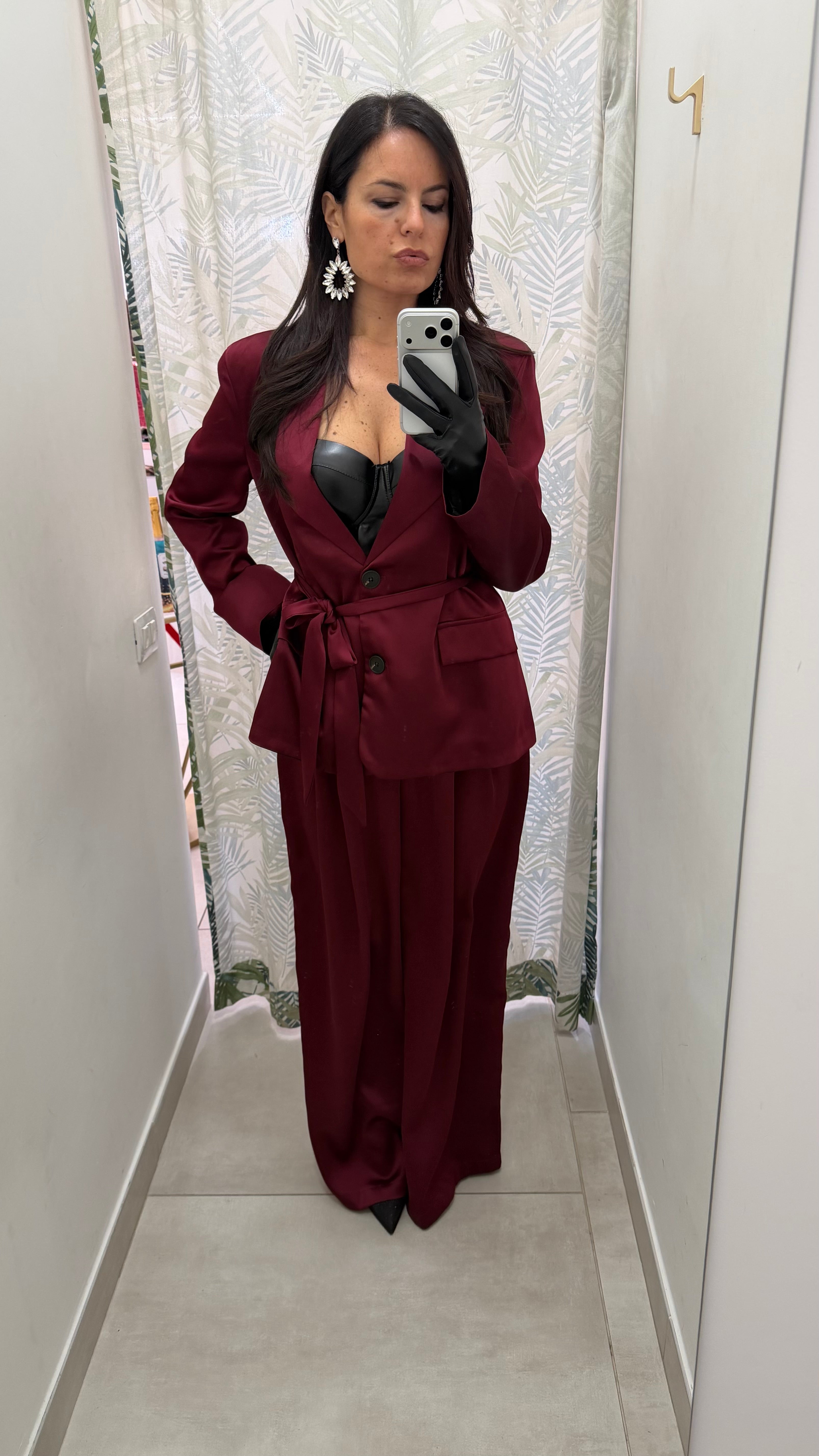 Tailleur Justwest raso