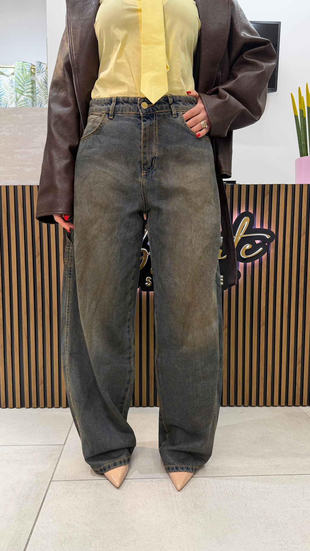 Denim carpenter sabbiato