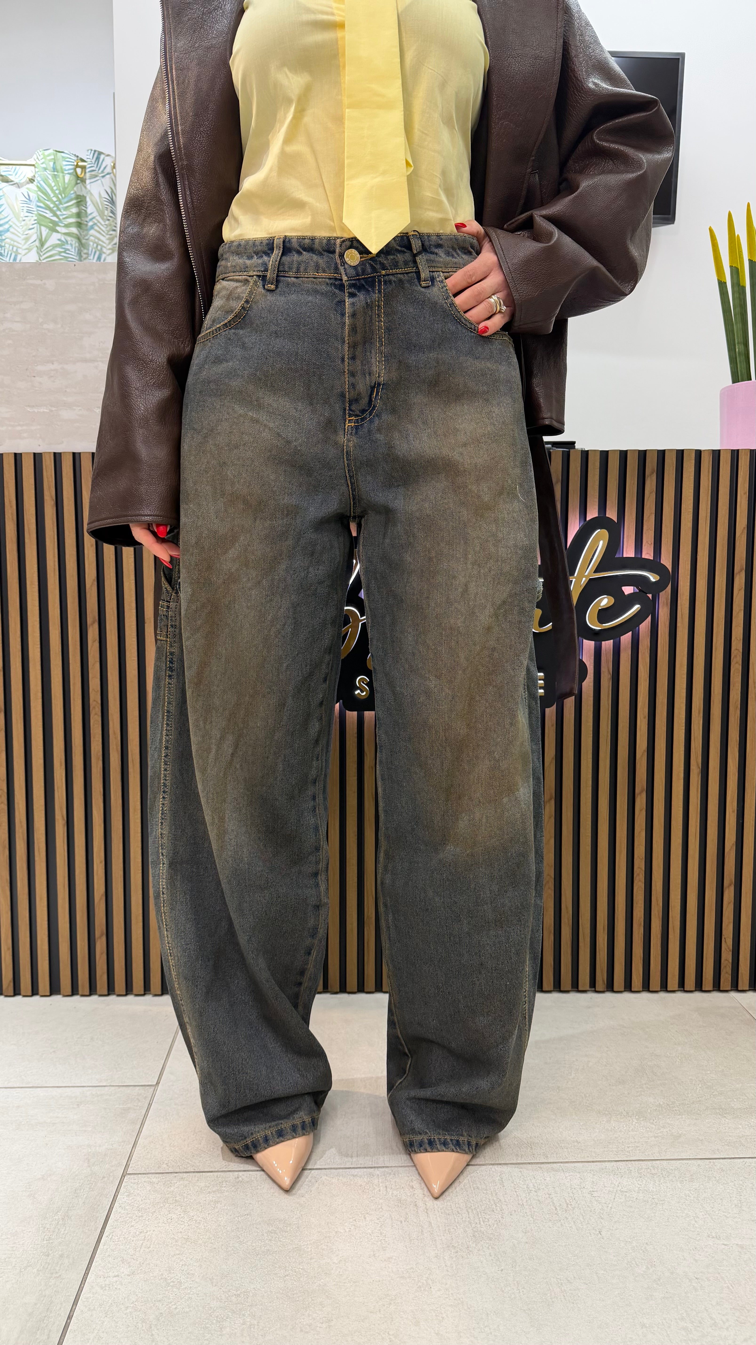 Denim carpenter sabbiato