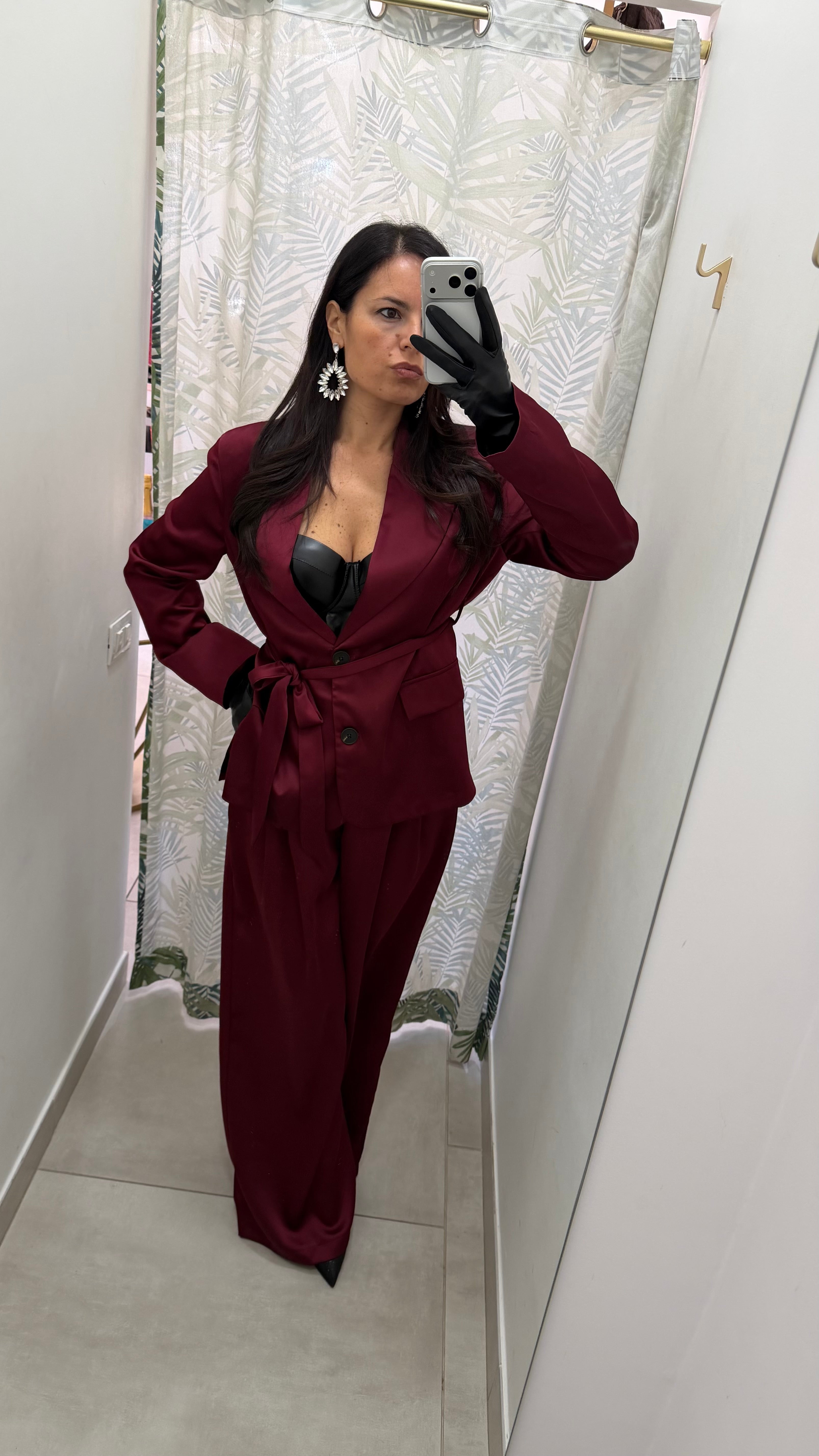 Tailleur Justwest raso