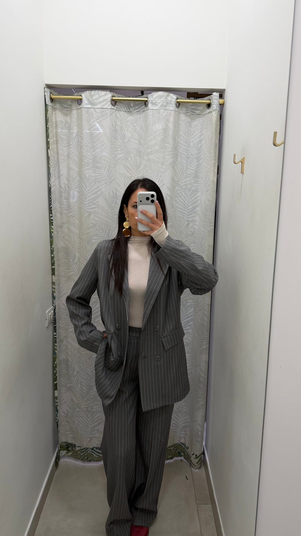 Tailleur over gessato