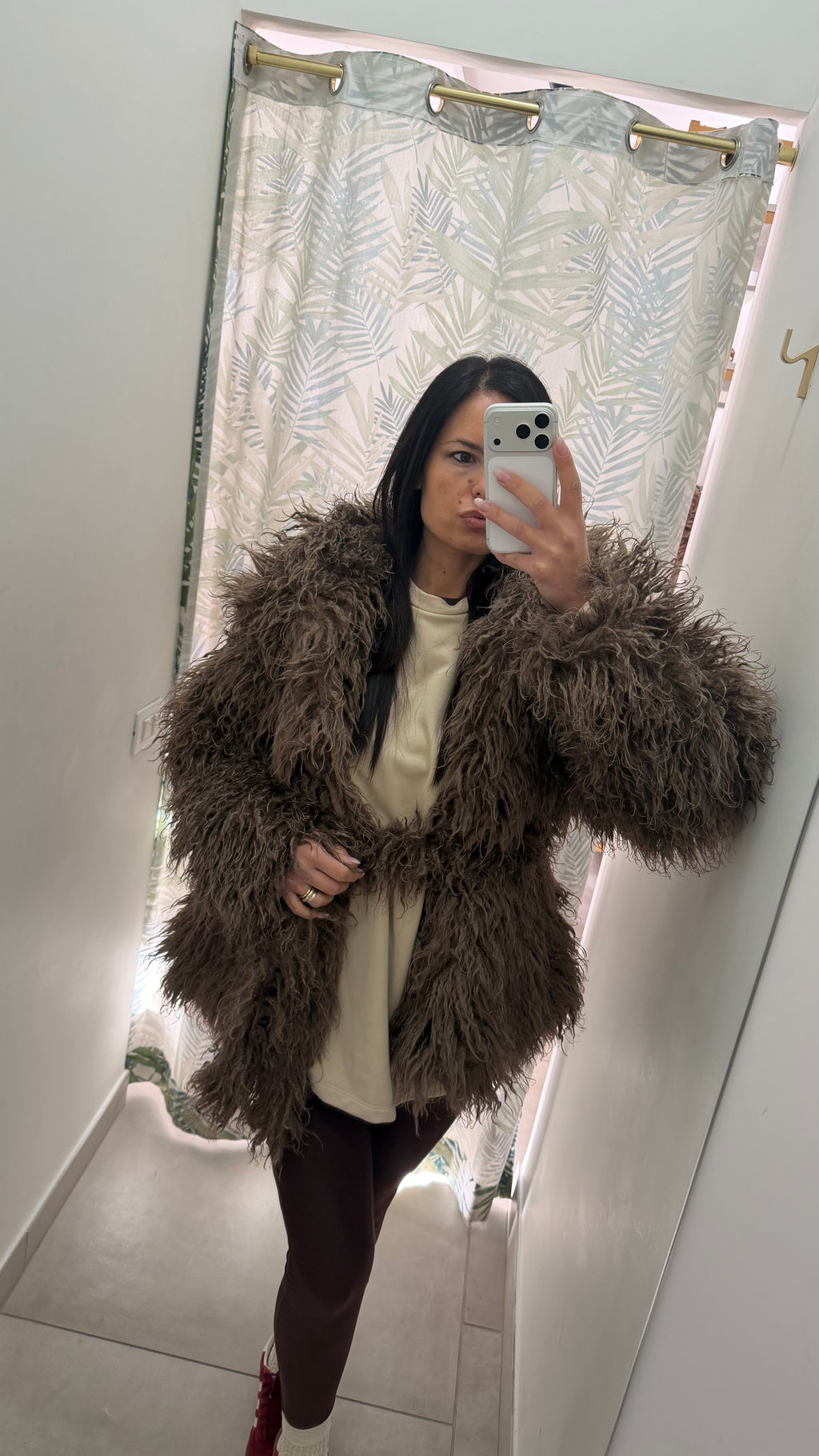 Ecofur teddy cappuccio