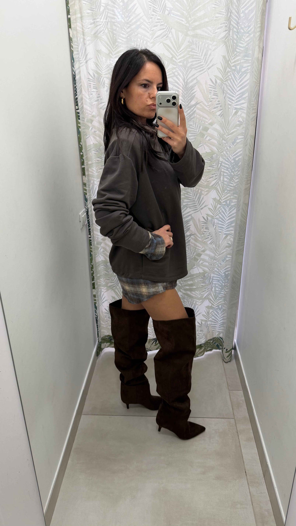 Felpone justwest con spallina