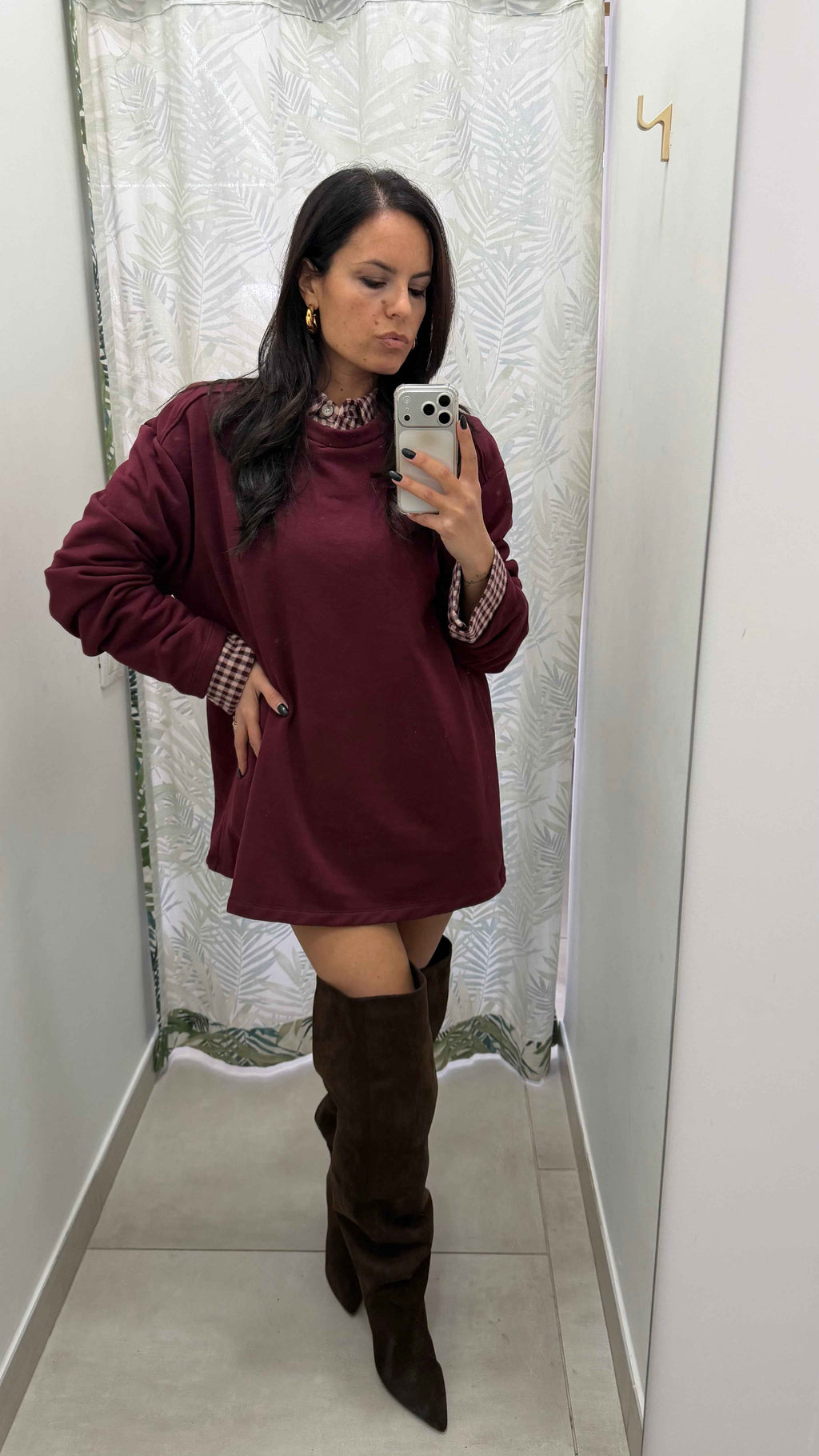 Felpone justwest con spallina