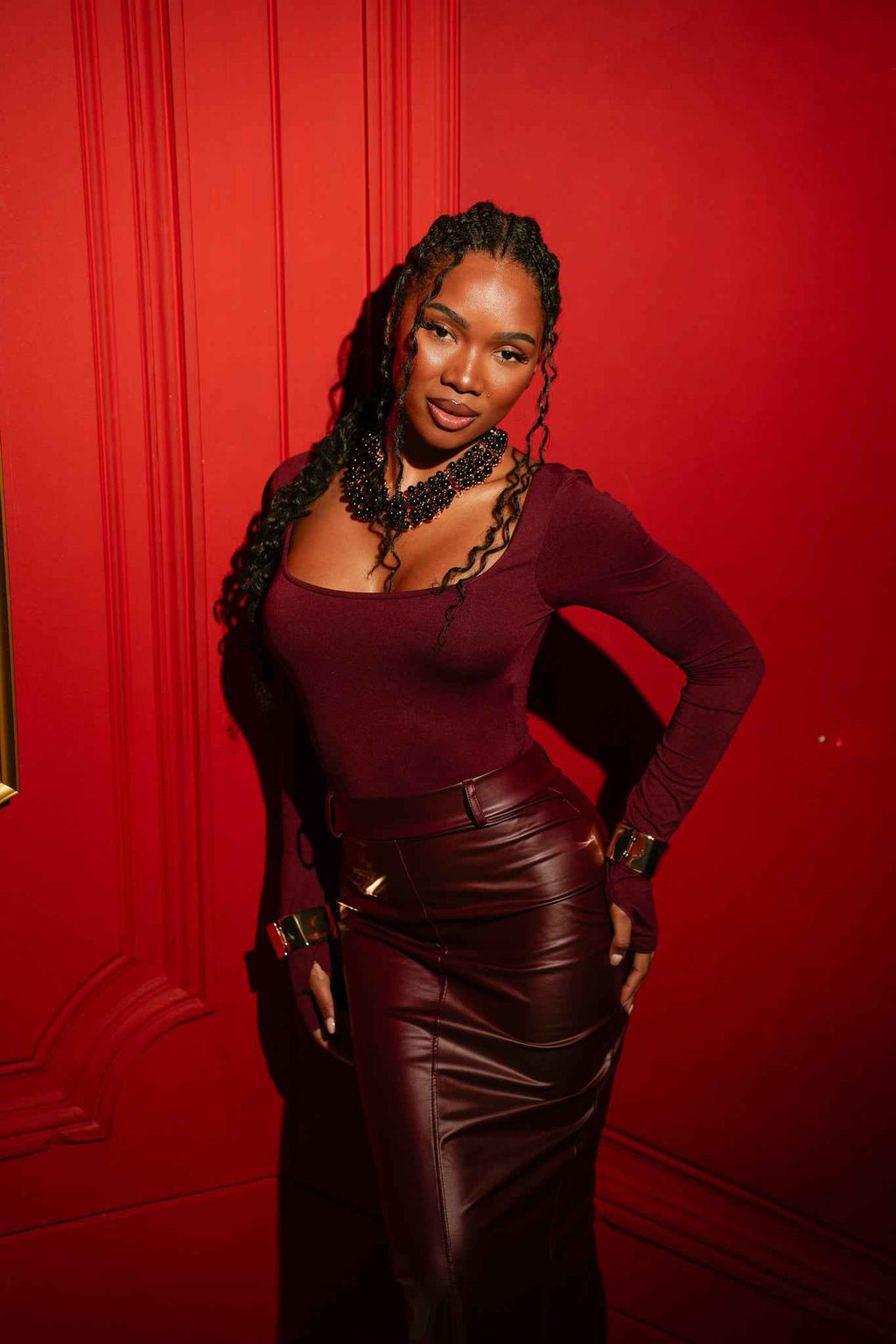 Collana rigida perle