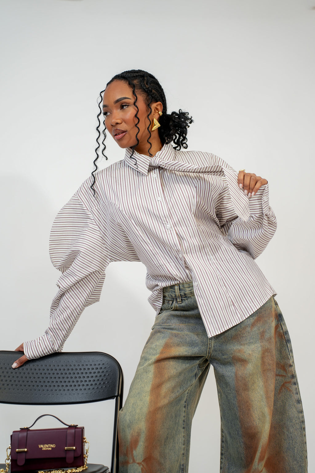 Camicia justwest cravatta