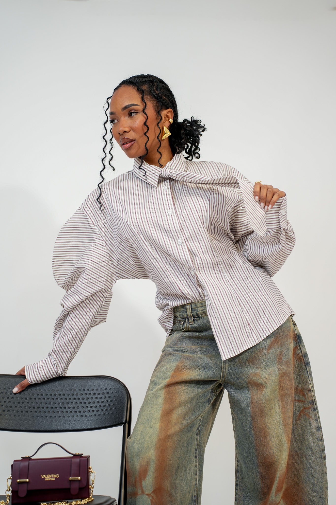 Camicia justwest cravatta