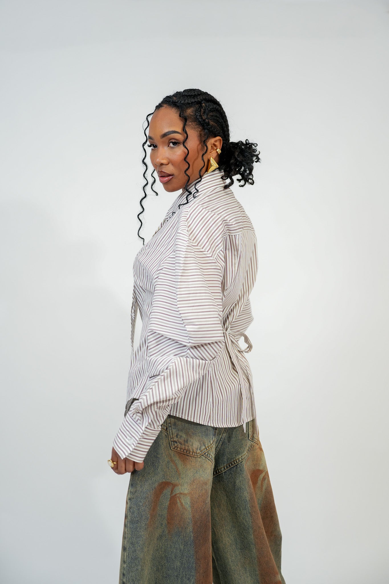 Camicia justwest cravatta