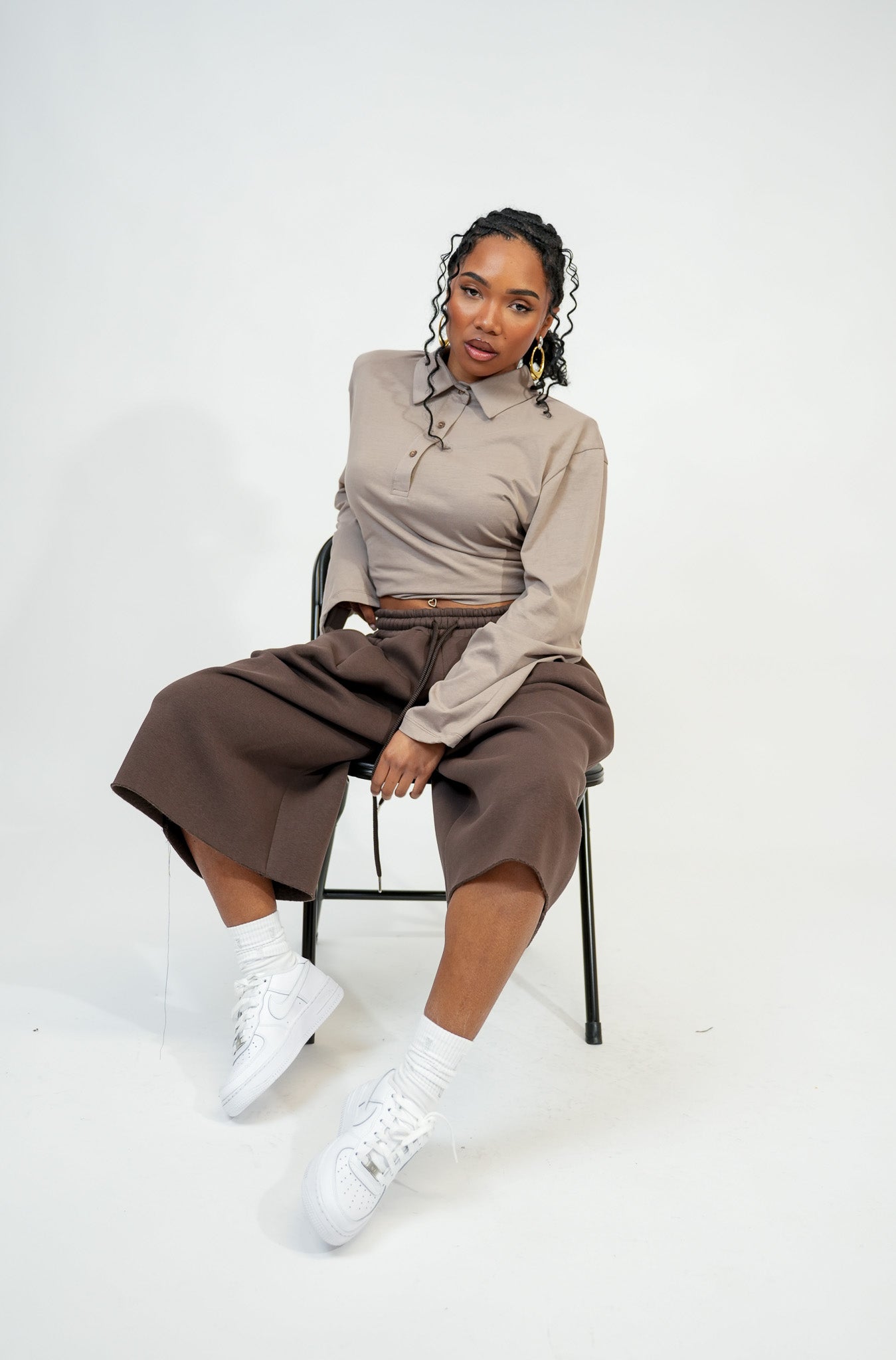 Polo justwest con spalline