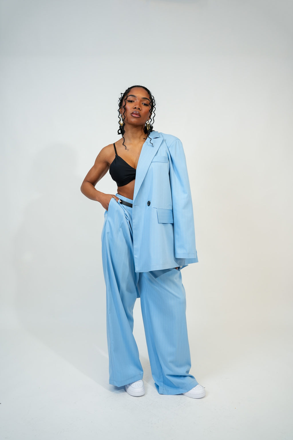 Tailleur Sofia justwest azzurro