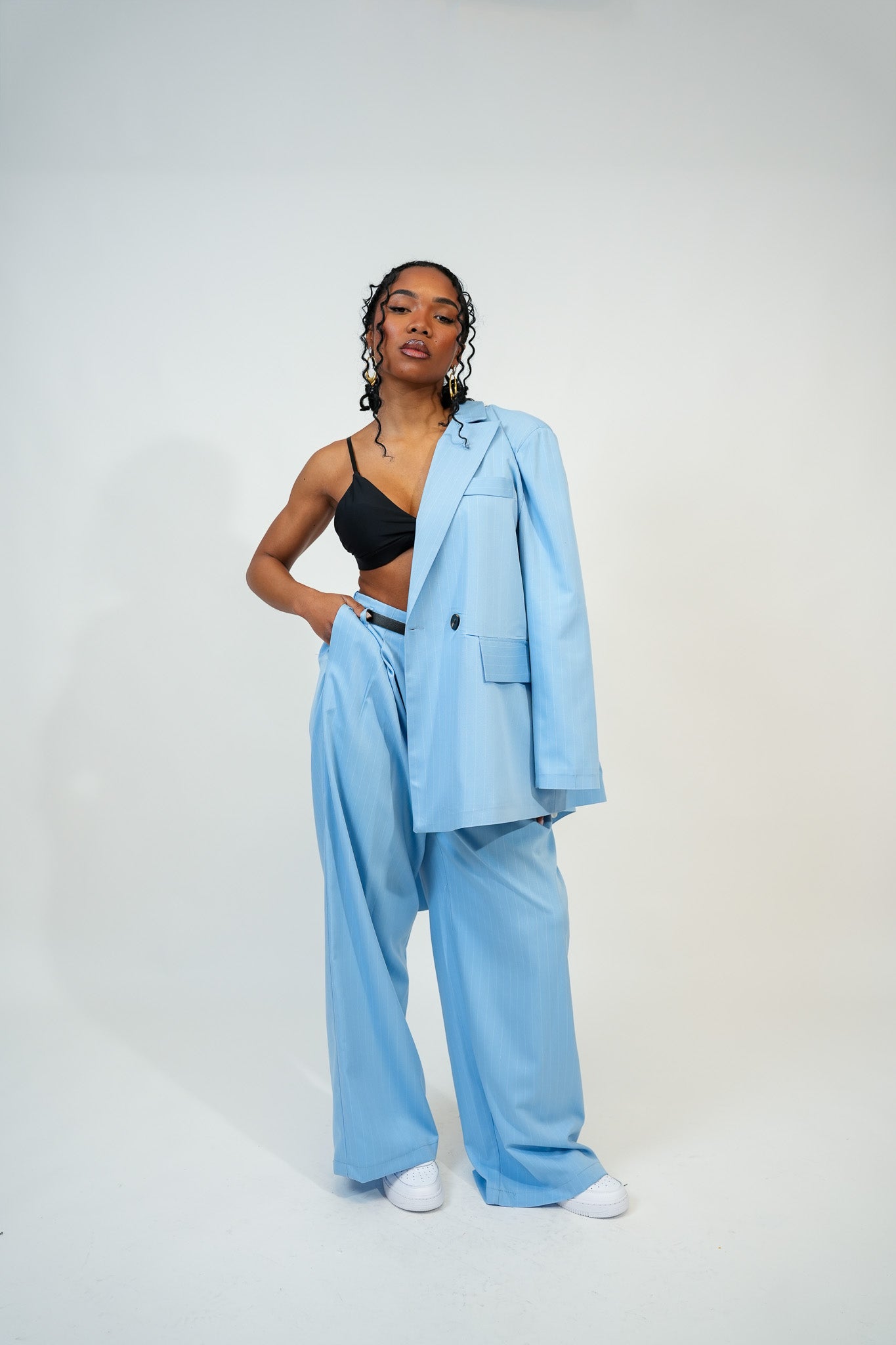 Tailleur Sofia justwest azzurro