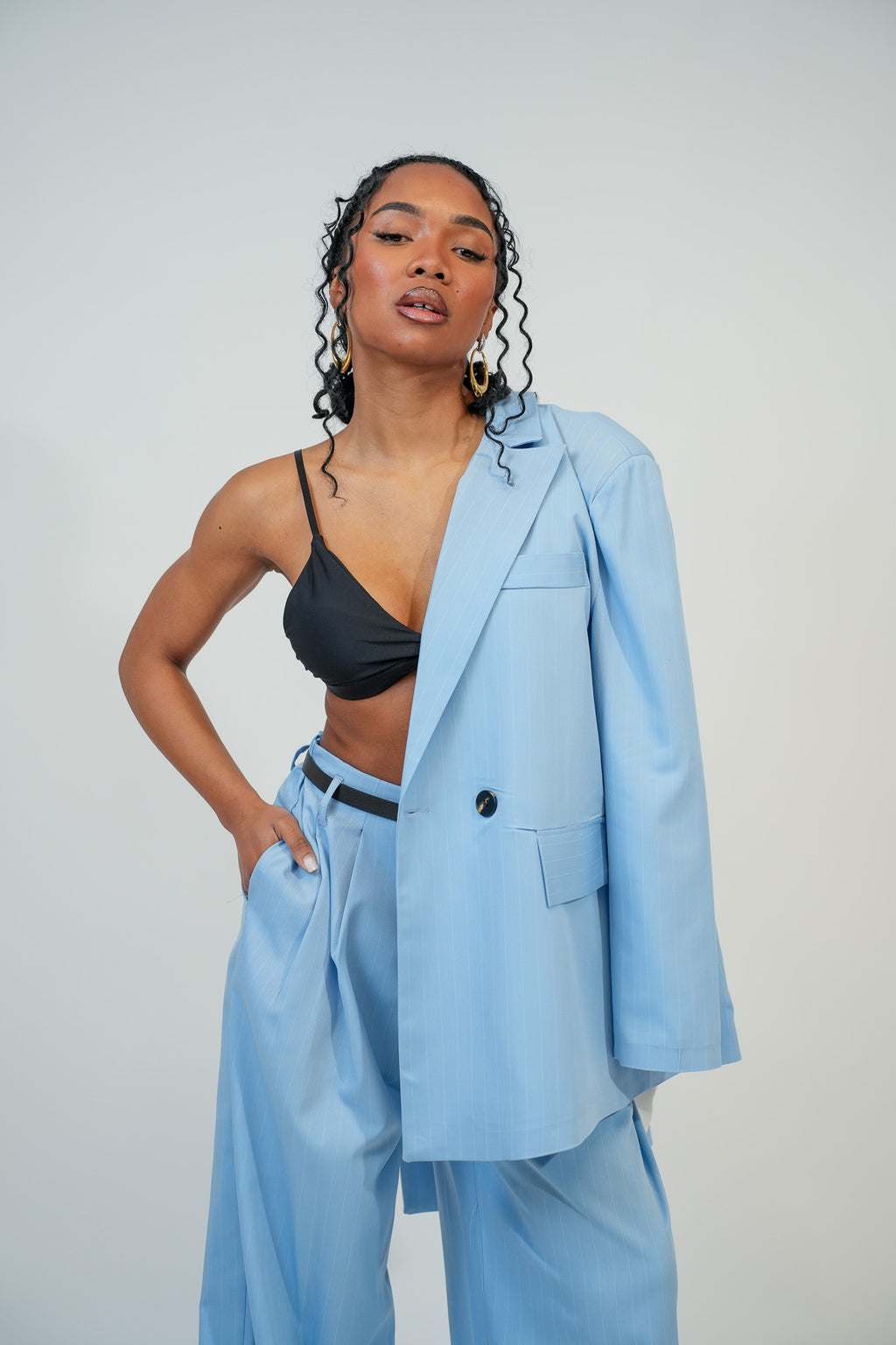 Tailleur Sofia justwest azzurro