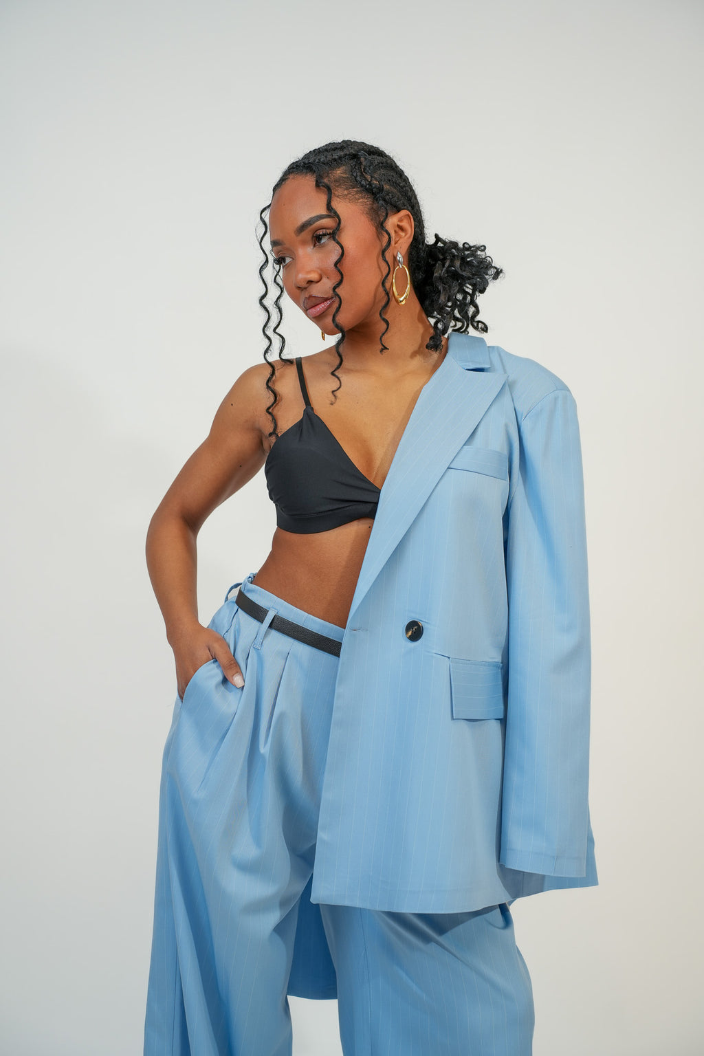 Tailleur Sofia justwest azzurro