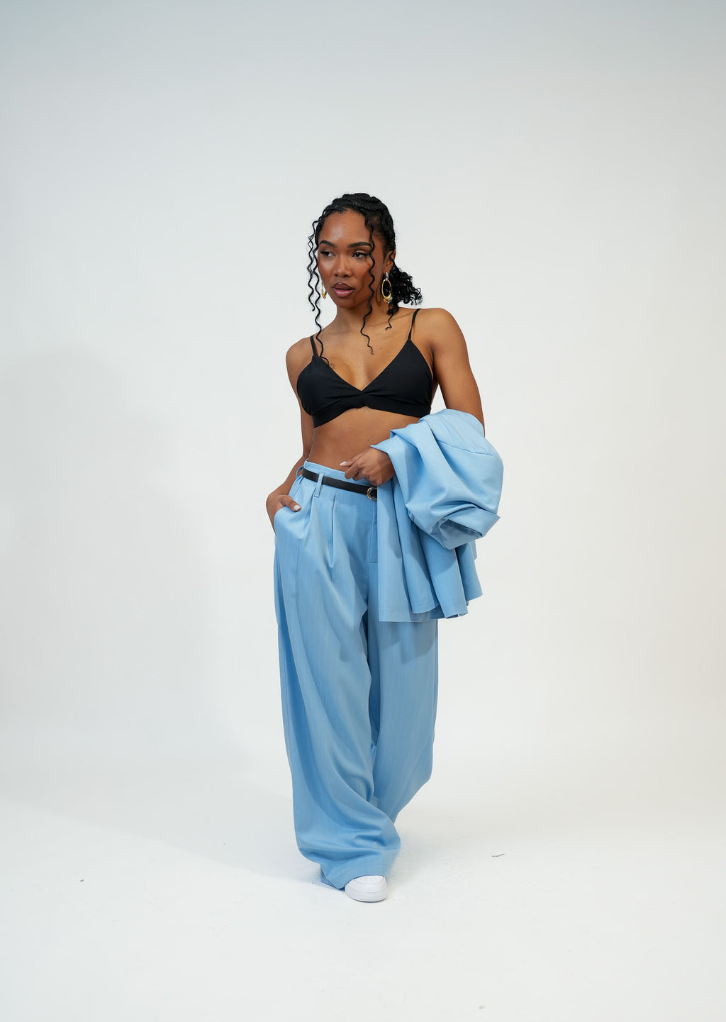 Tailleur Sofia justwest azzurro