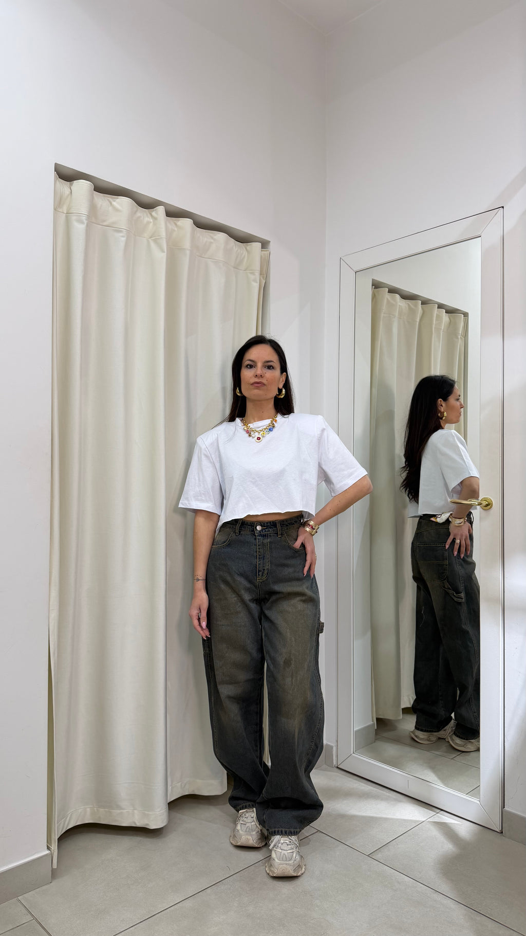 T-Shirt crop Justweest