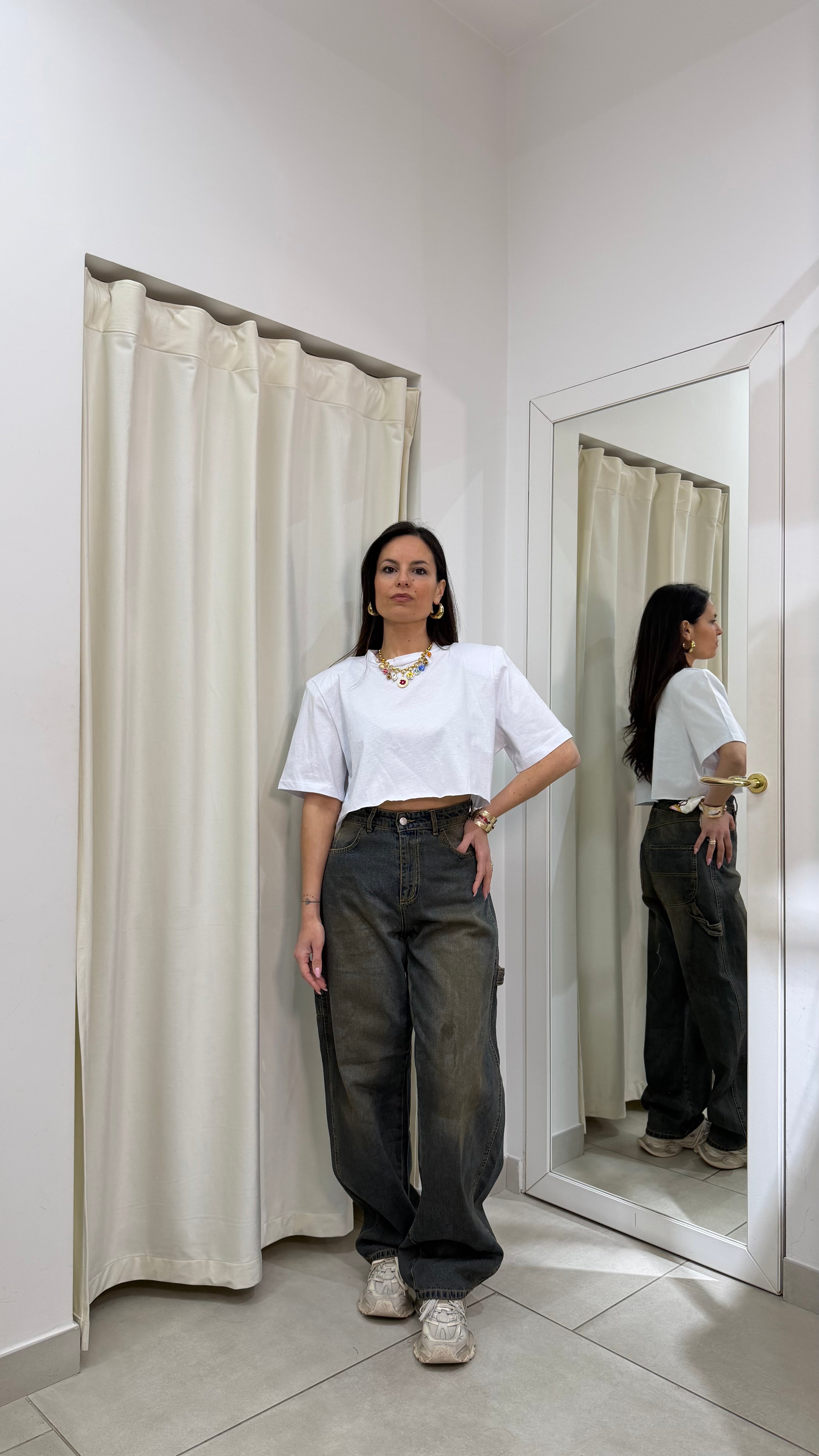 T-Shirt crop Justweest