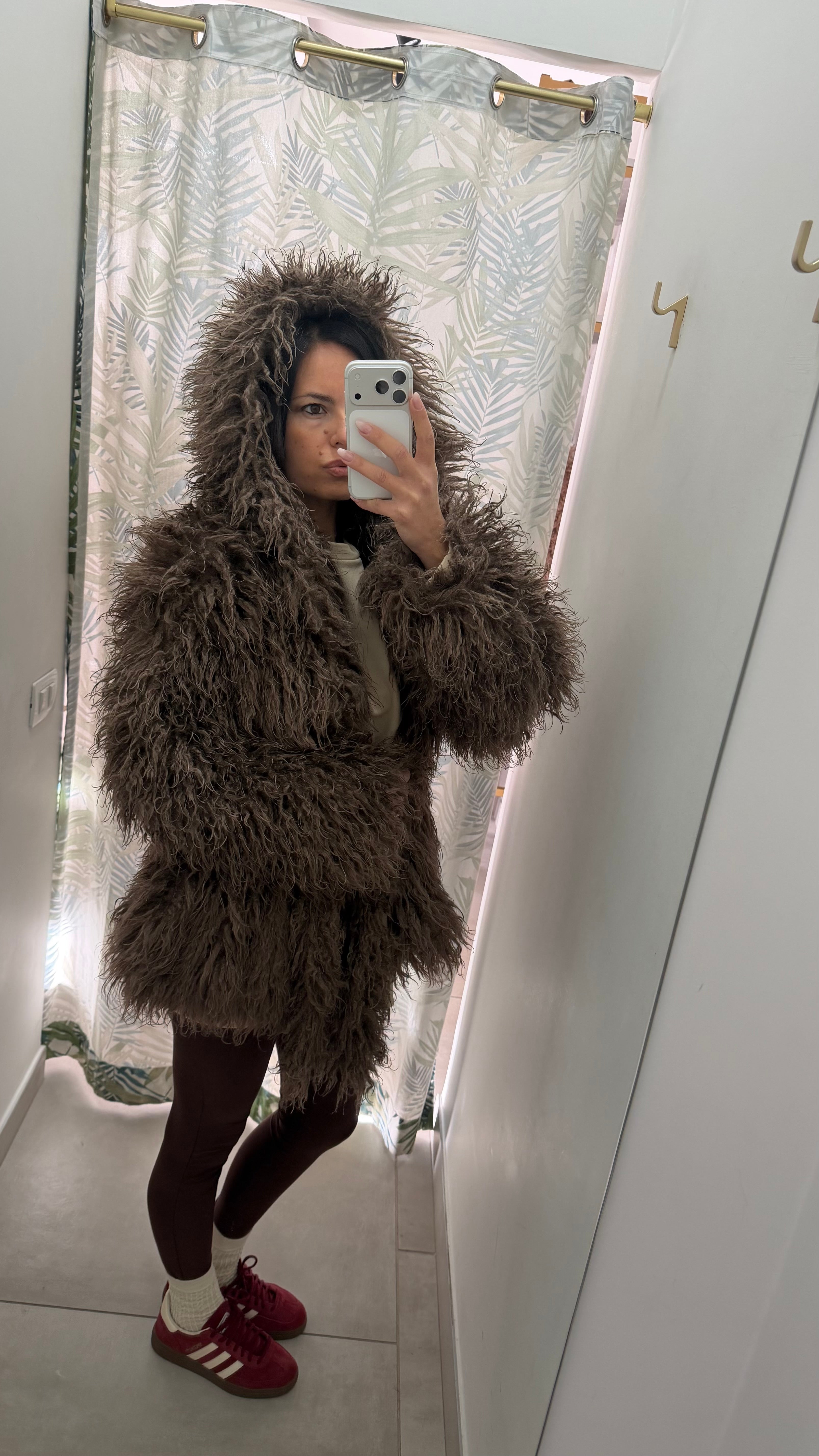 Ecofur teddy cappuccio