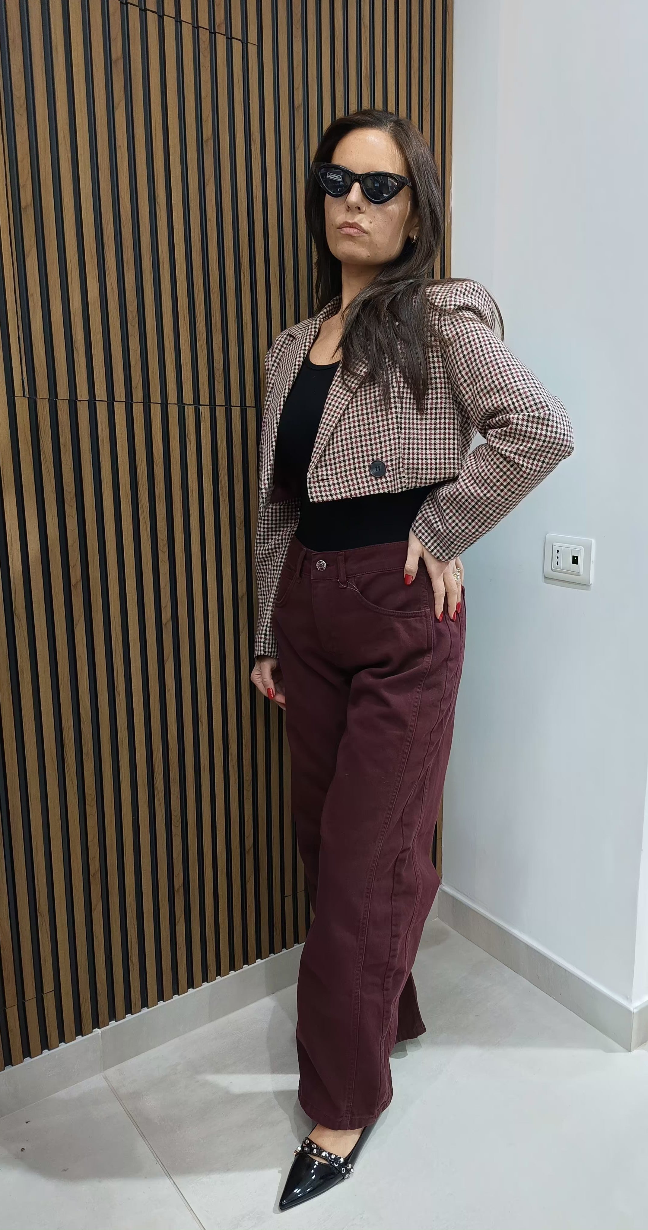 Jeans must have bordeaux