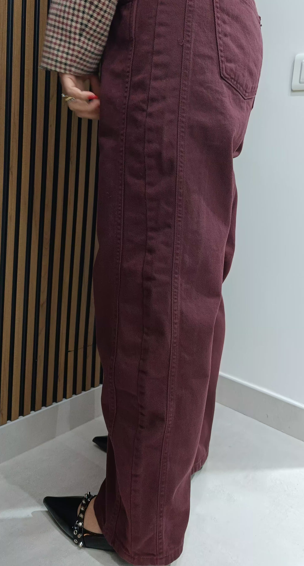 Jeans must have bordeaux