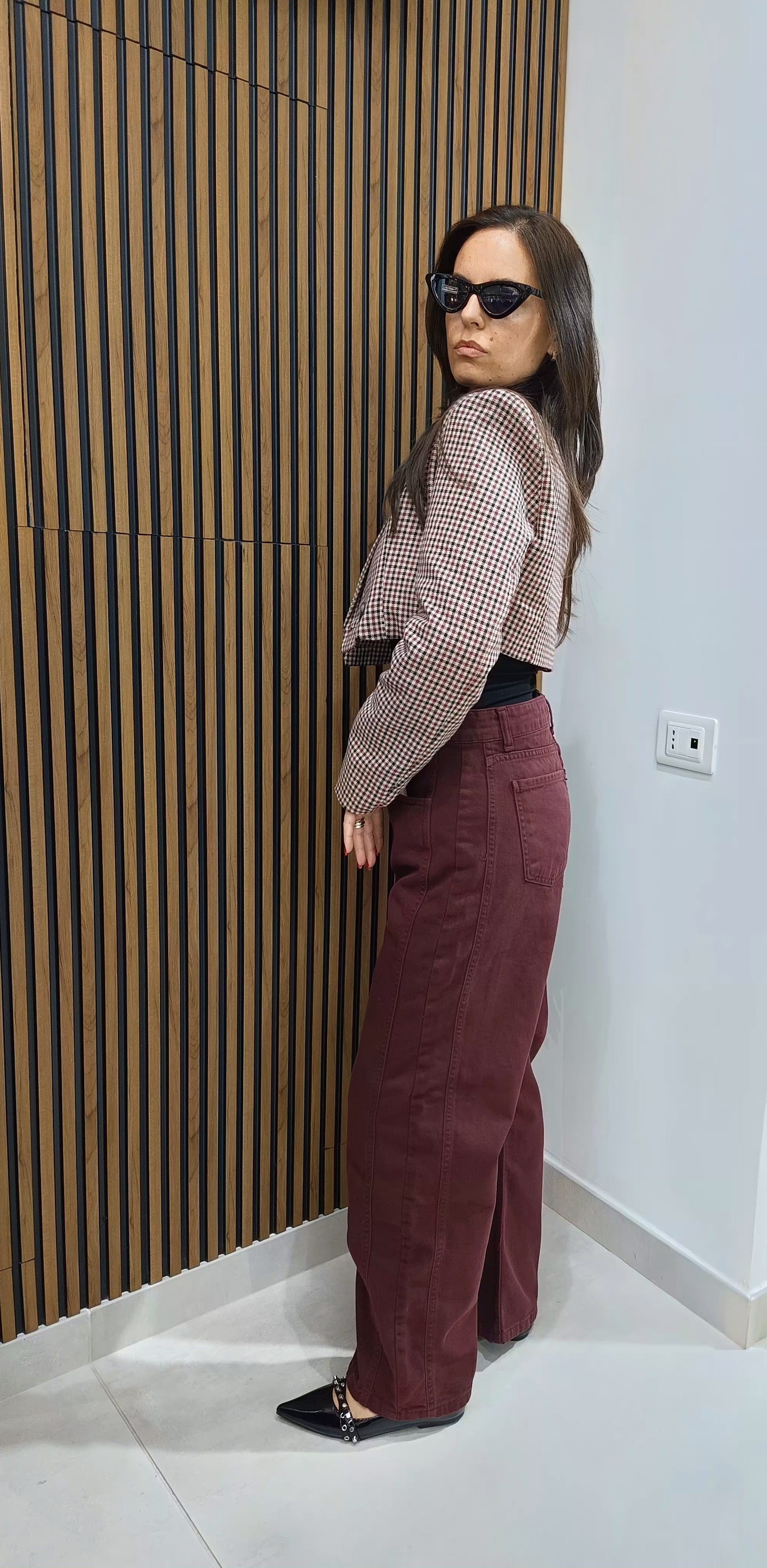 Jeans must have bordeaux