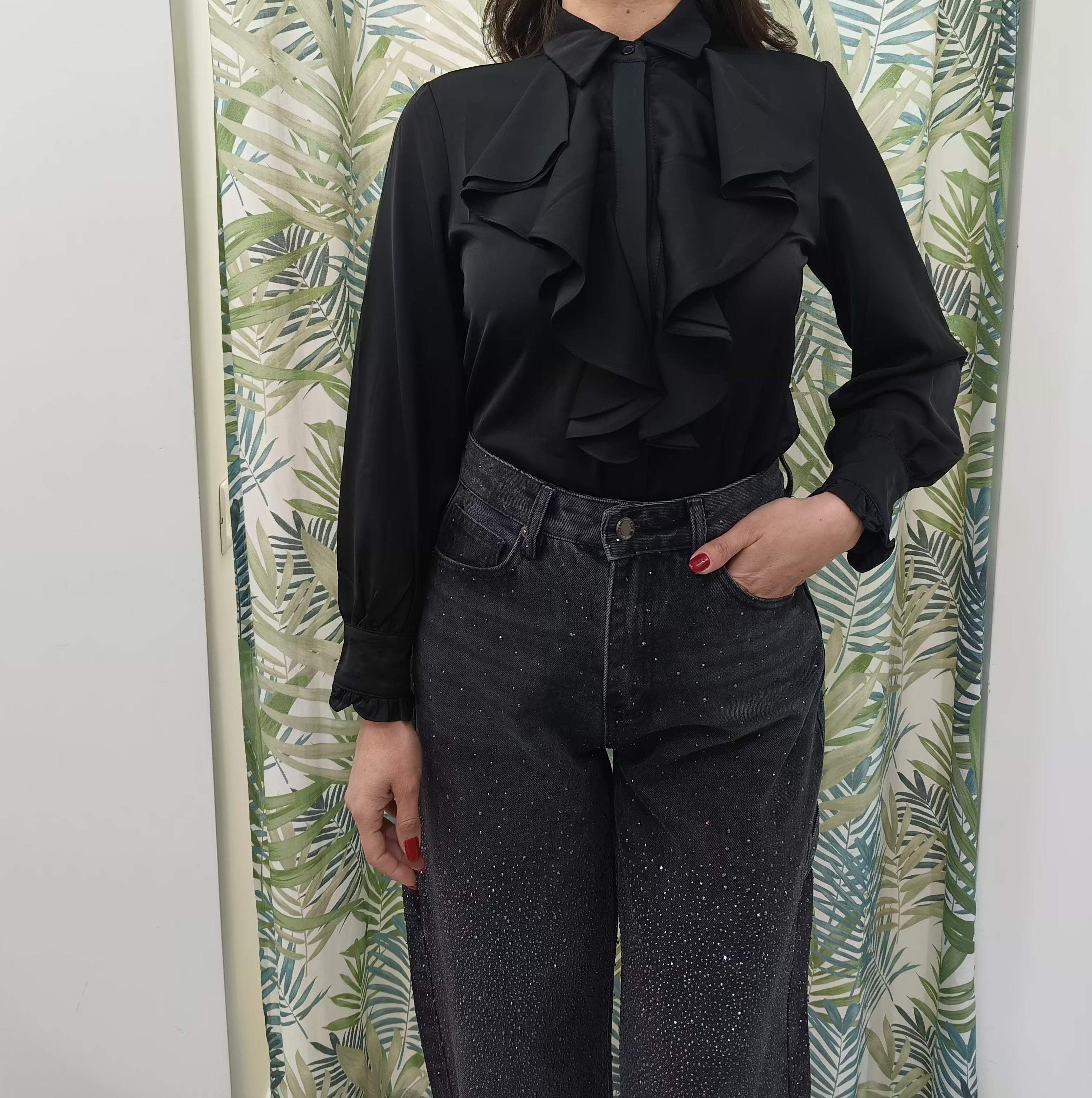 Camicia rouches