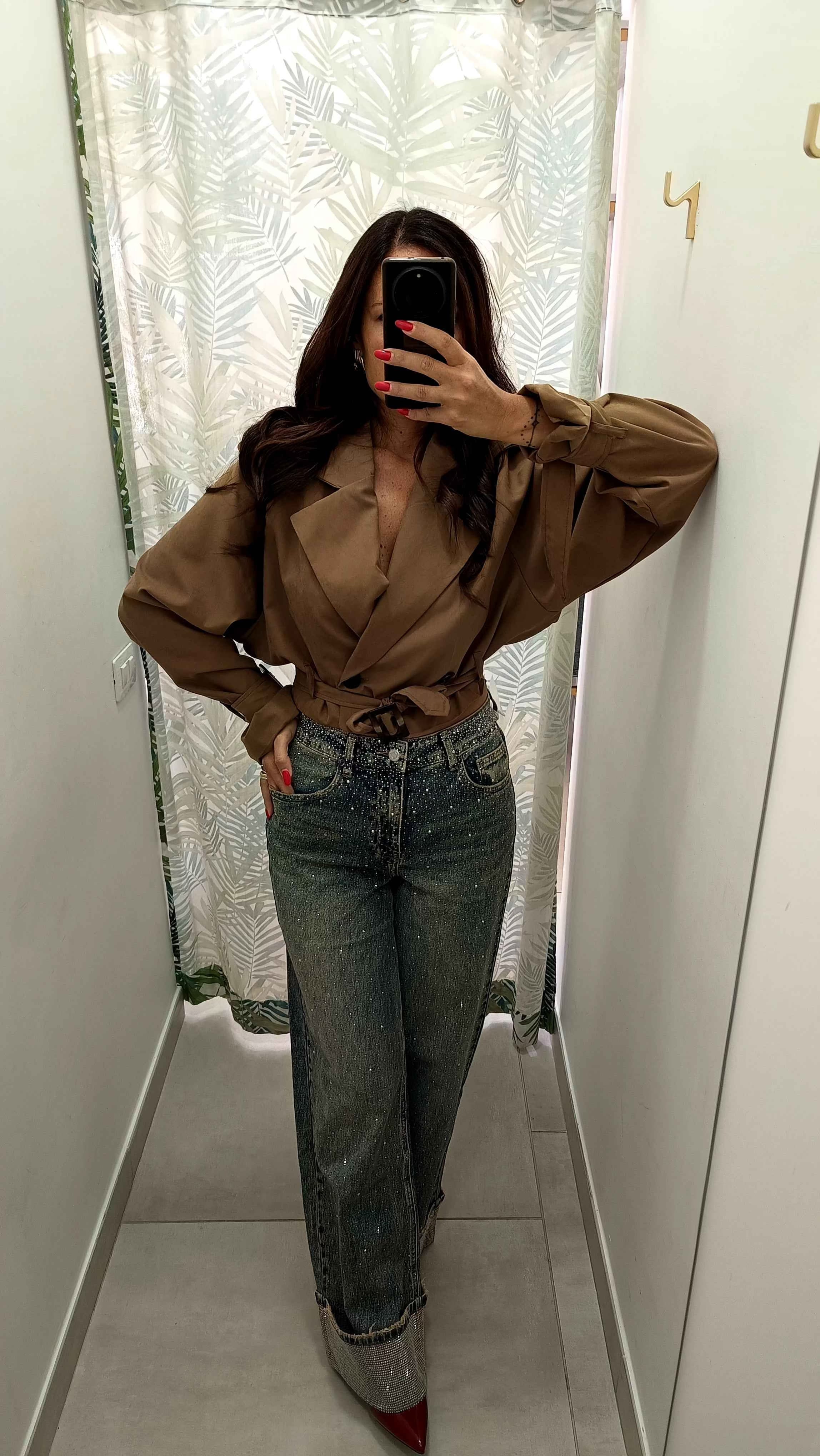 Denim piegone shine - Absolute Shop