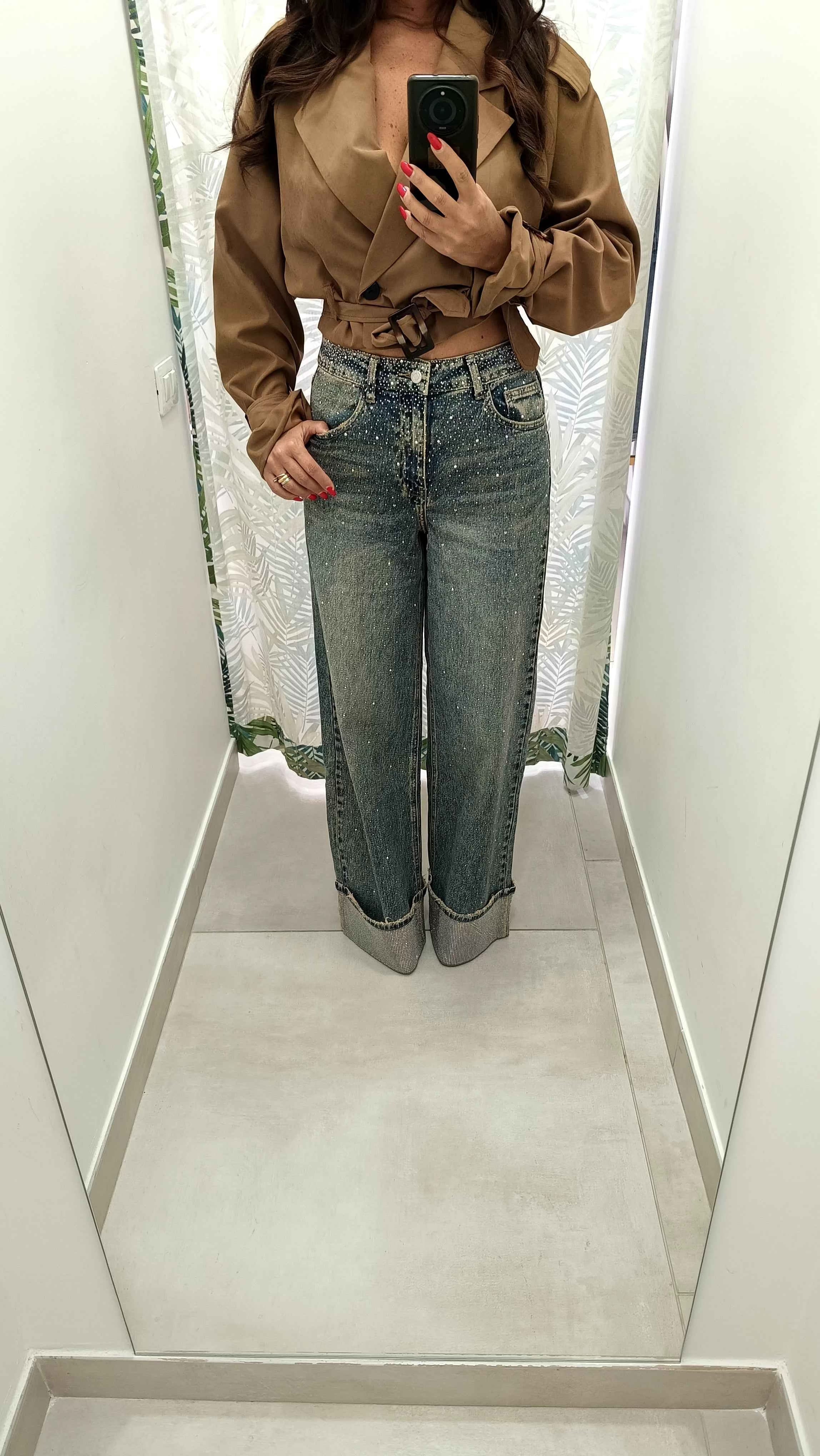 Denim piegone shine - Absolute Shop