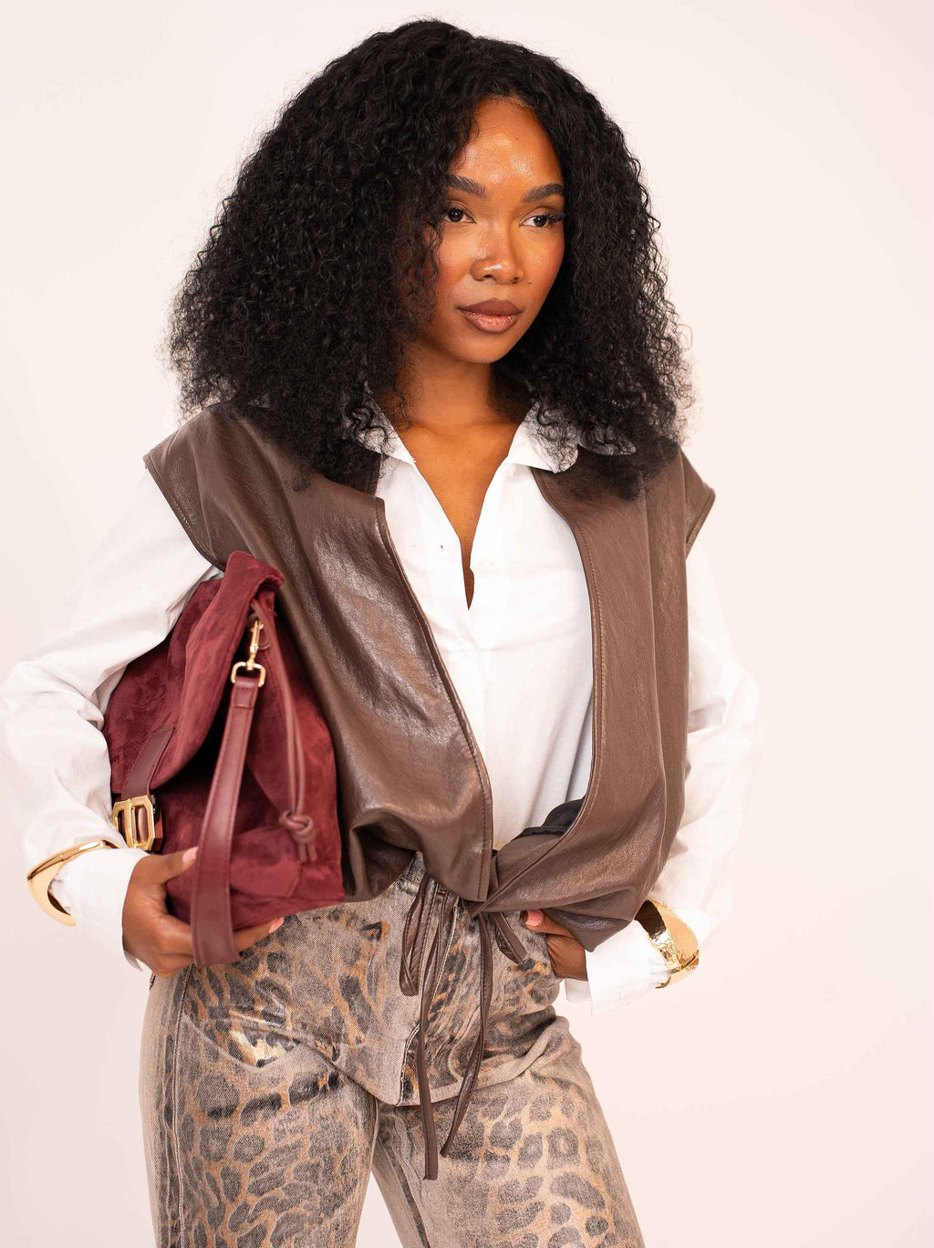 Gilet justwest ecopelle - Absolute Shop