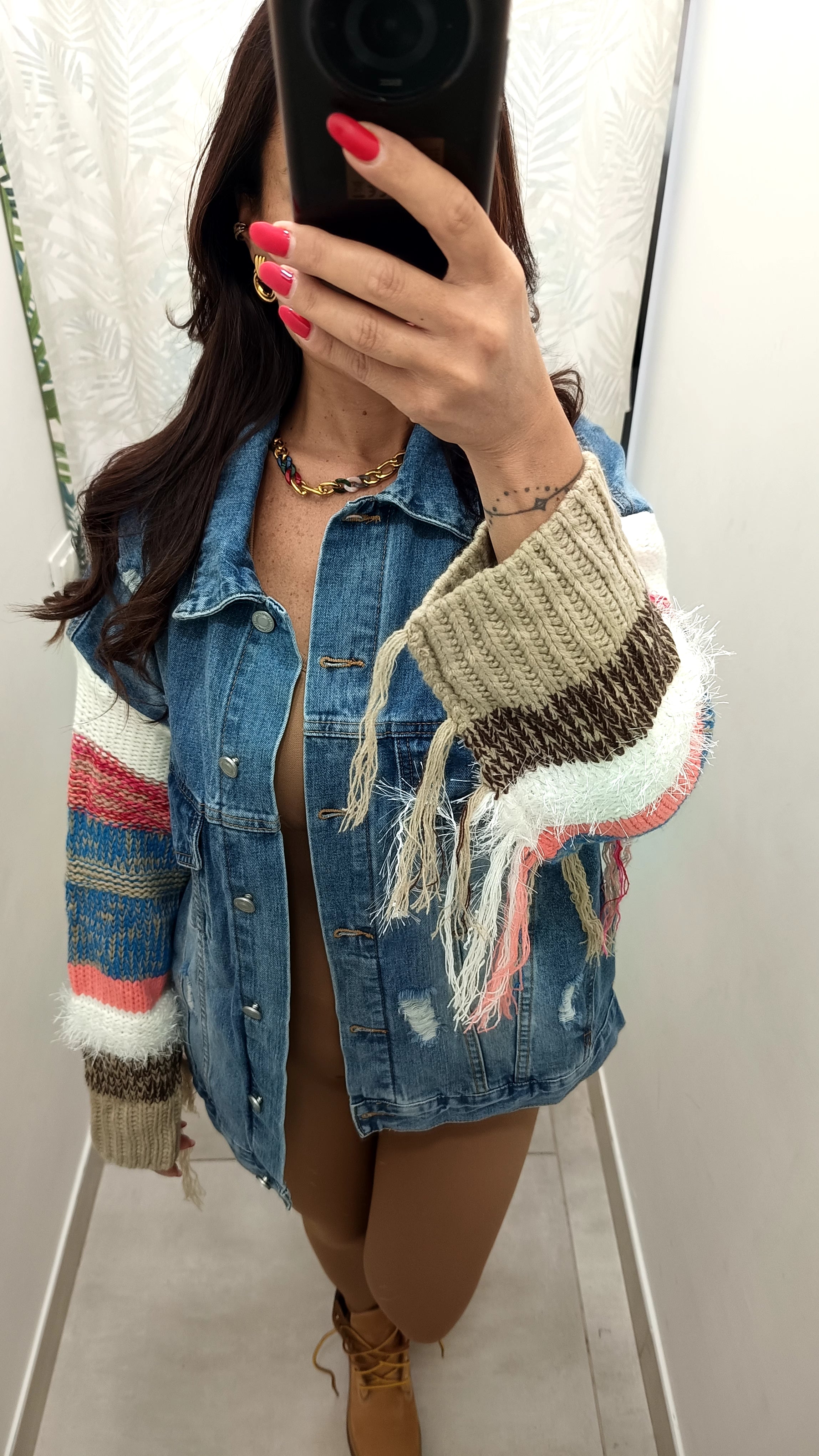 Giubbino denim colors - Absolute Shop