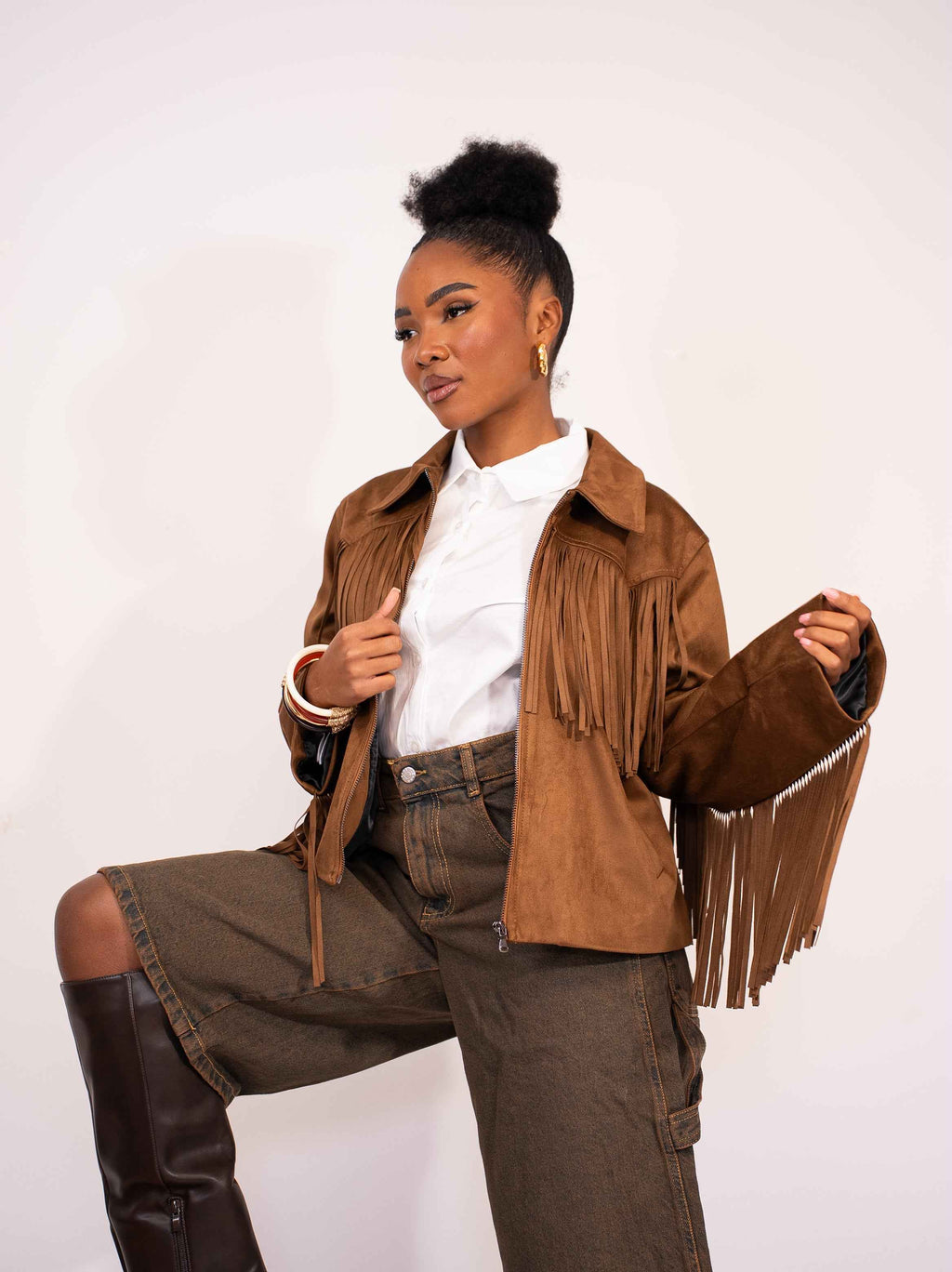 Giubbino lumina frange - Absolute Shop