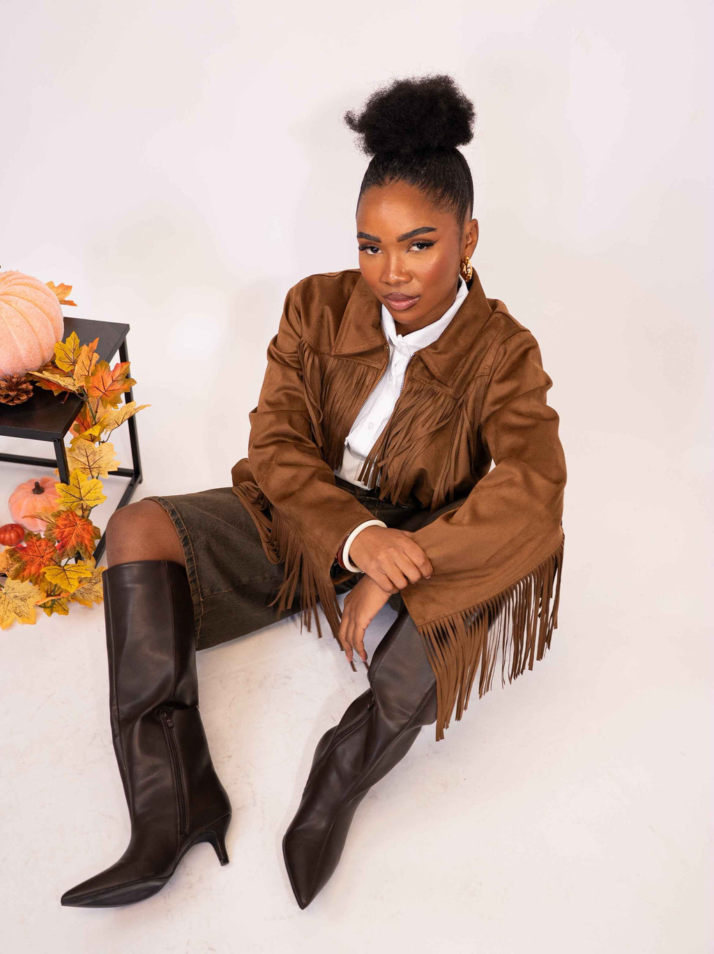 Giubbino lumina frange - Absolute Shop