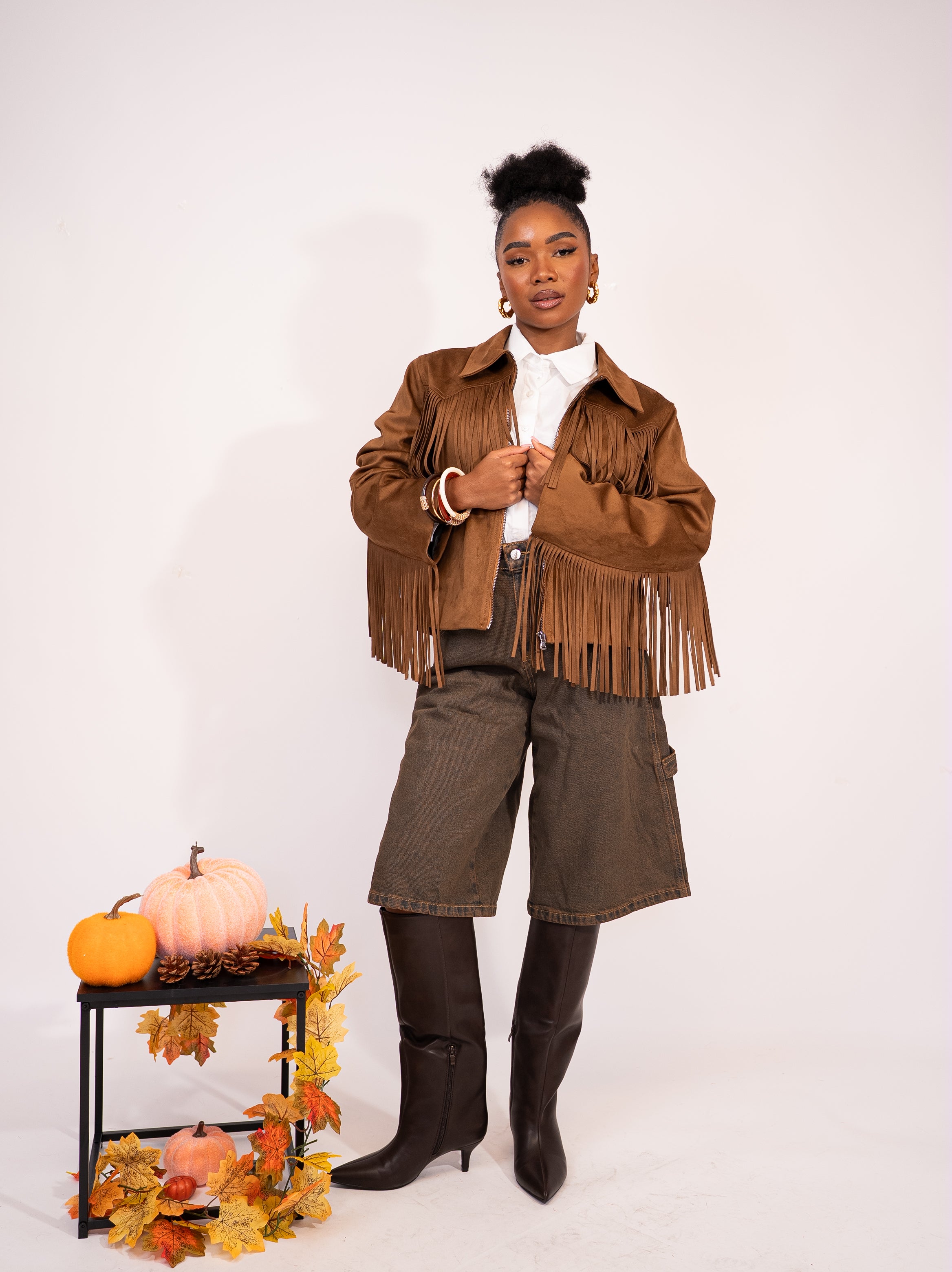 Giubbino lumina frange - Absolute Shop