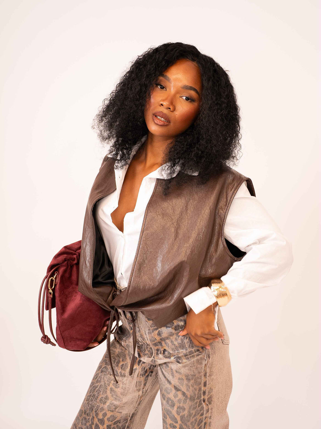 Gilet justwest ecopelle - Absolute Shop