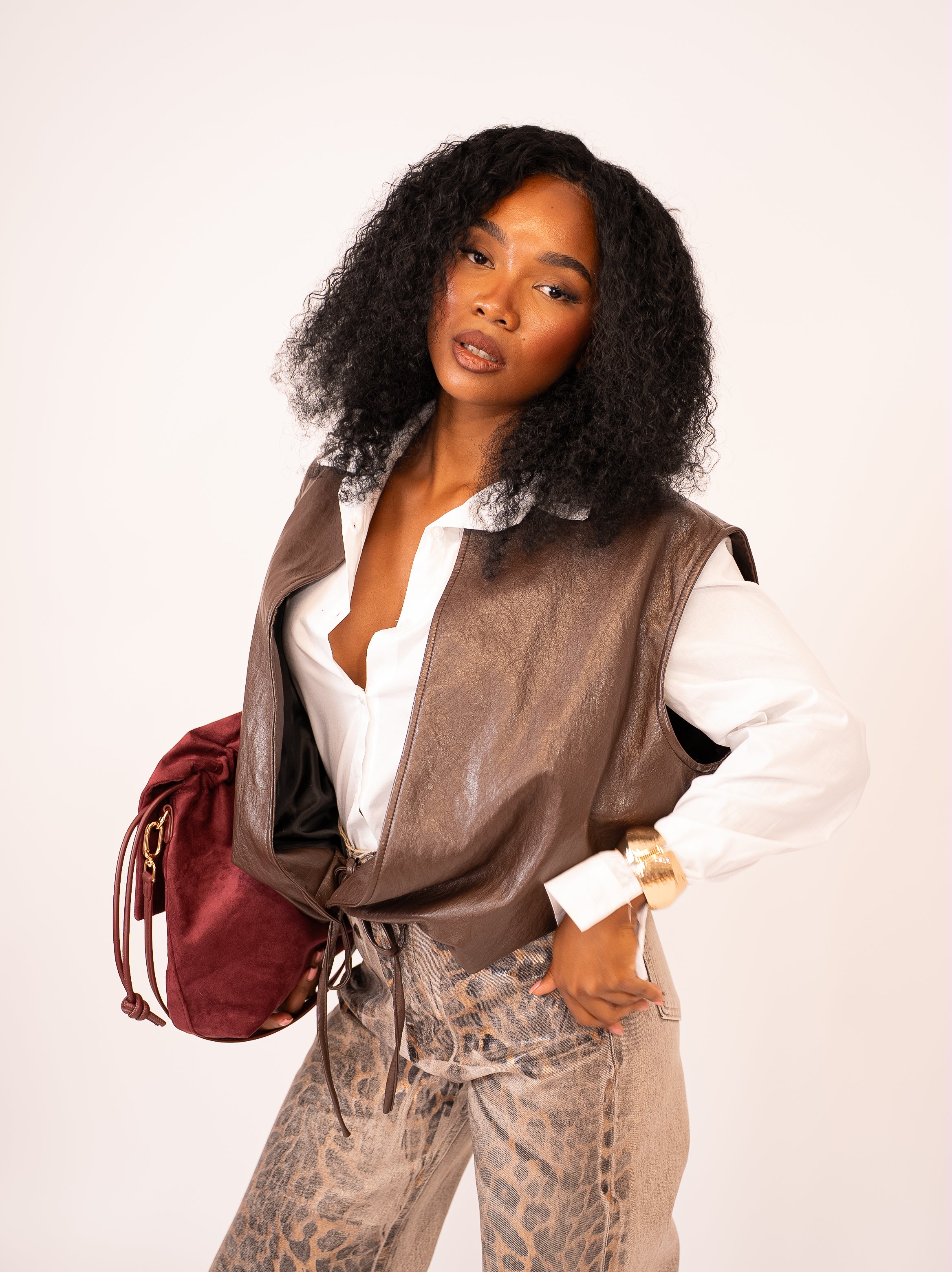 Gilet justwest ecopelle - Absolute Shop