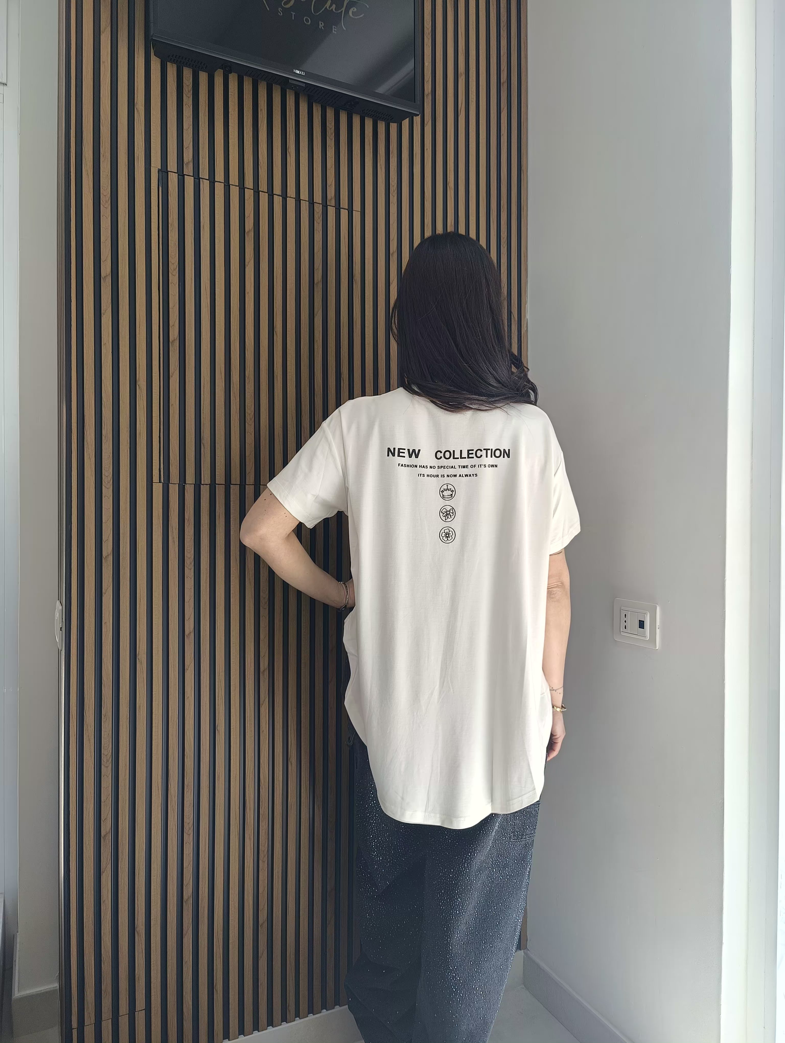 T-shirt mine bianca