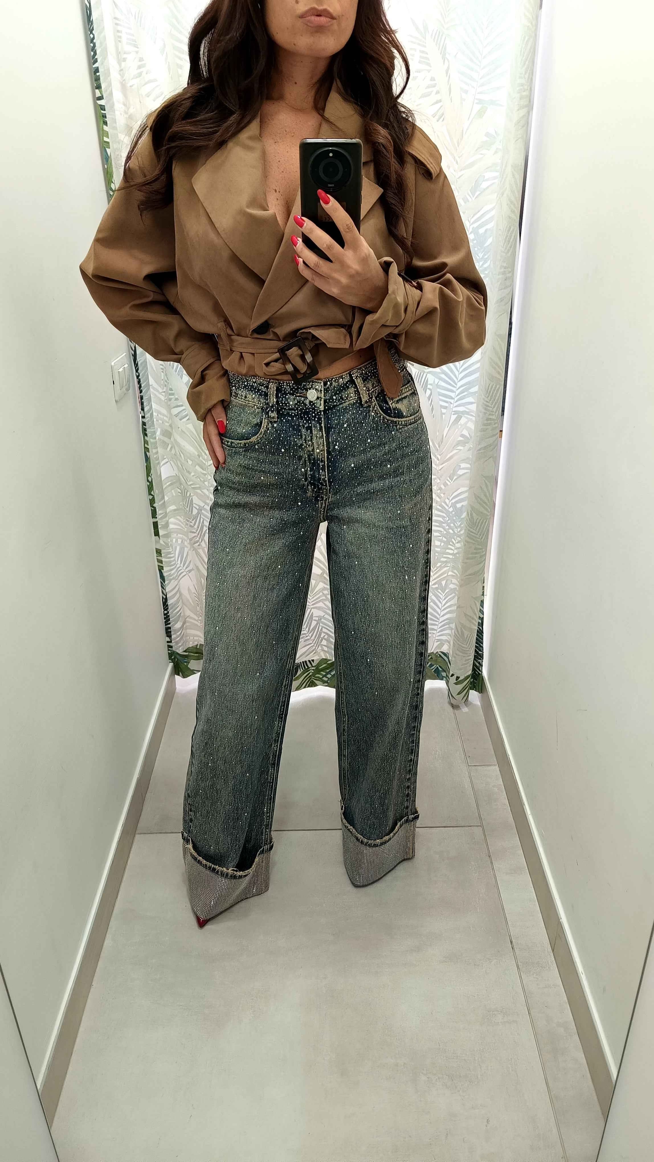 Denim piegone shine - Absolute Shop