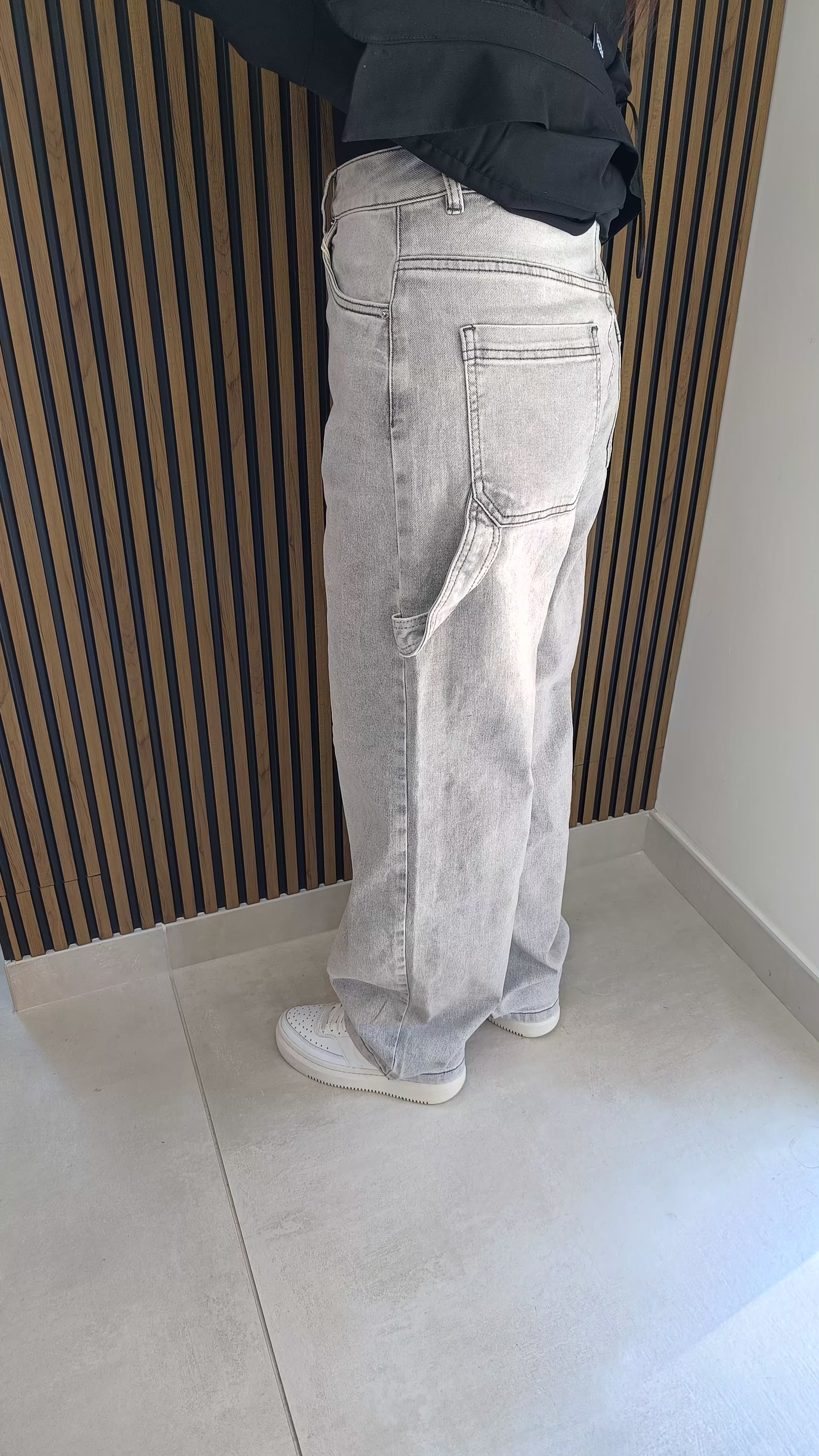 Jeans Carpenter elasticizzato grigio